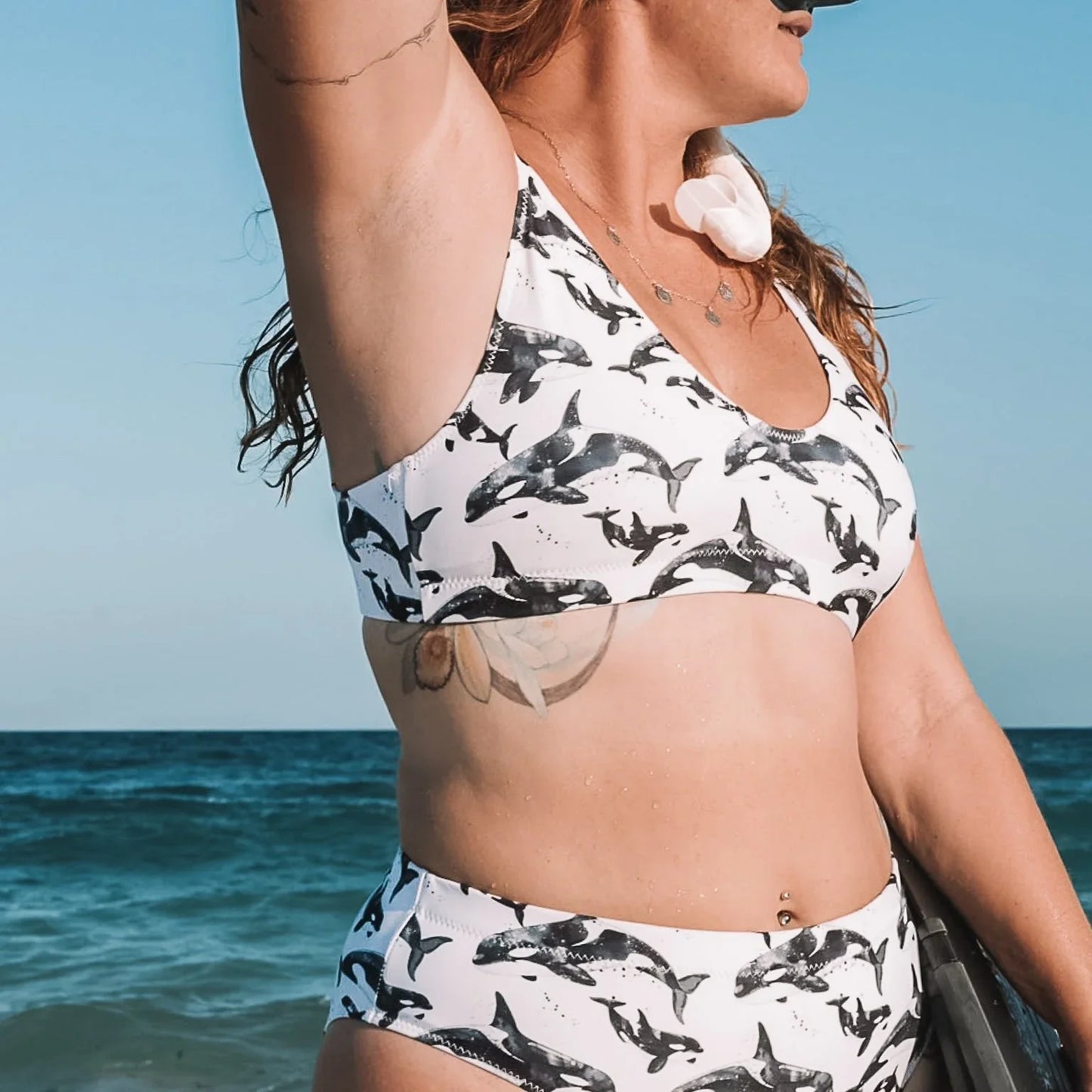Orca Pod Eco Bikini Top - Salinity Swimwear