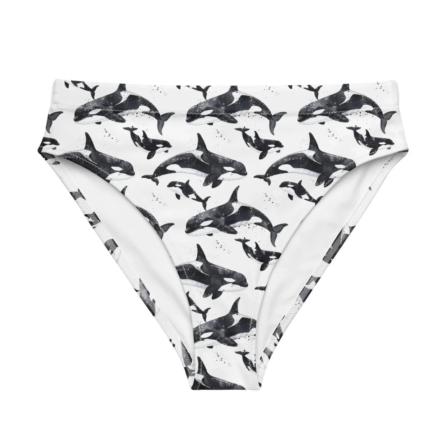 Orca Pod Eco High-Waisted Bikini Bottom - Salinity Swimwear