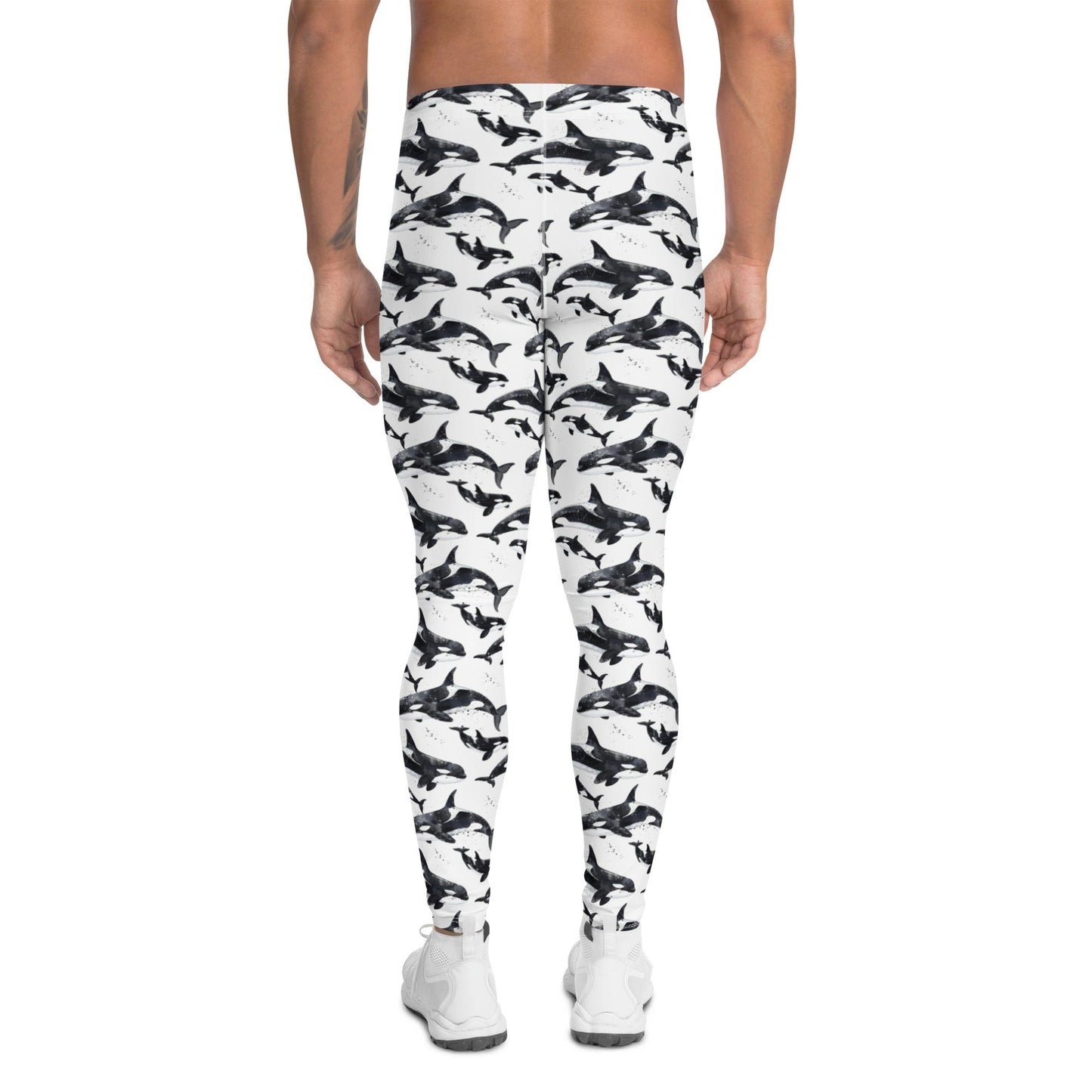 Salinity Swimwear Orca Pod Men's Swim Leggings Leggings