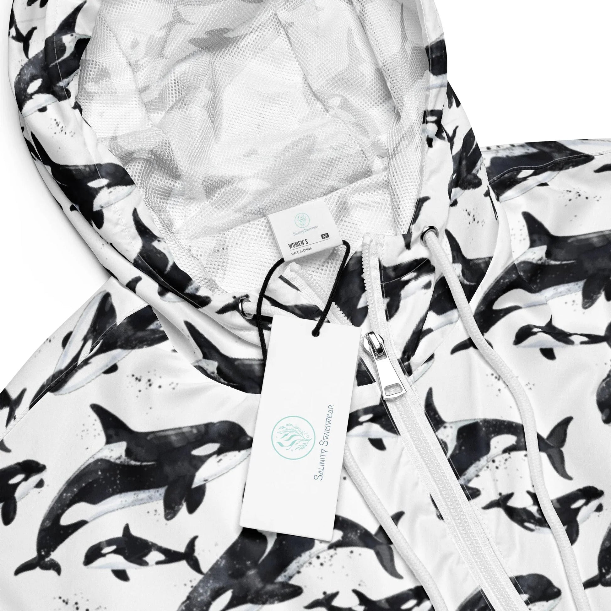 Orca Pod Women’s cropped Windbreaker - Salinity Swimwear