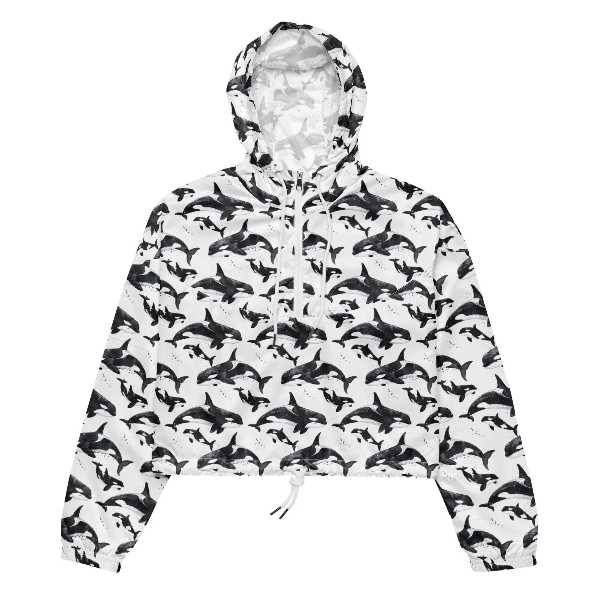 Orca Pod Women’s cropped Windbreaker - Salinity Swimwear