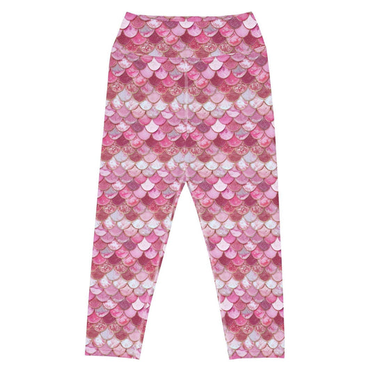 Pink Pearl Mermaid Capri Swim Leggings - Salinity Swimwear