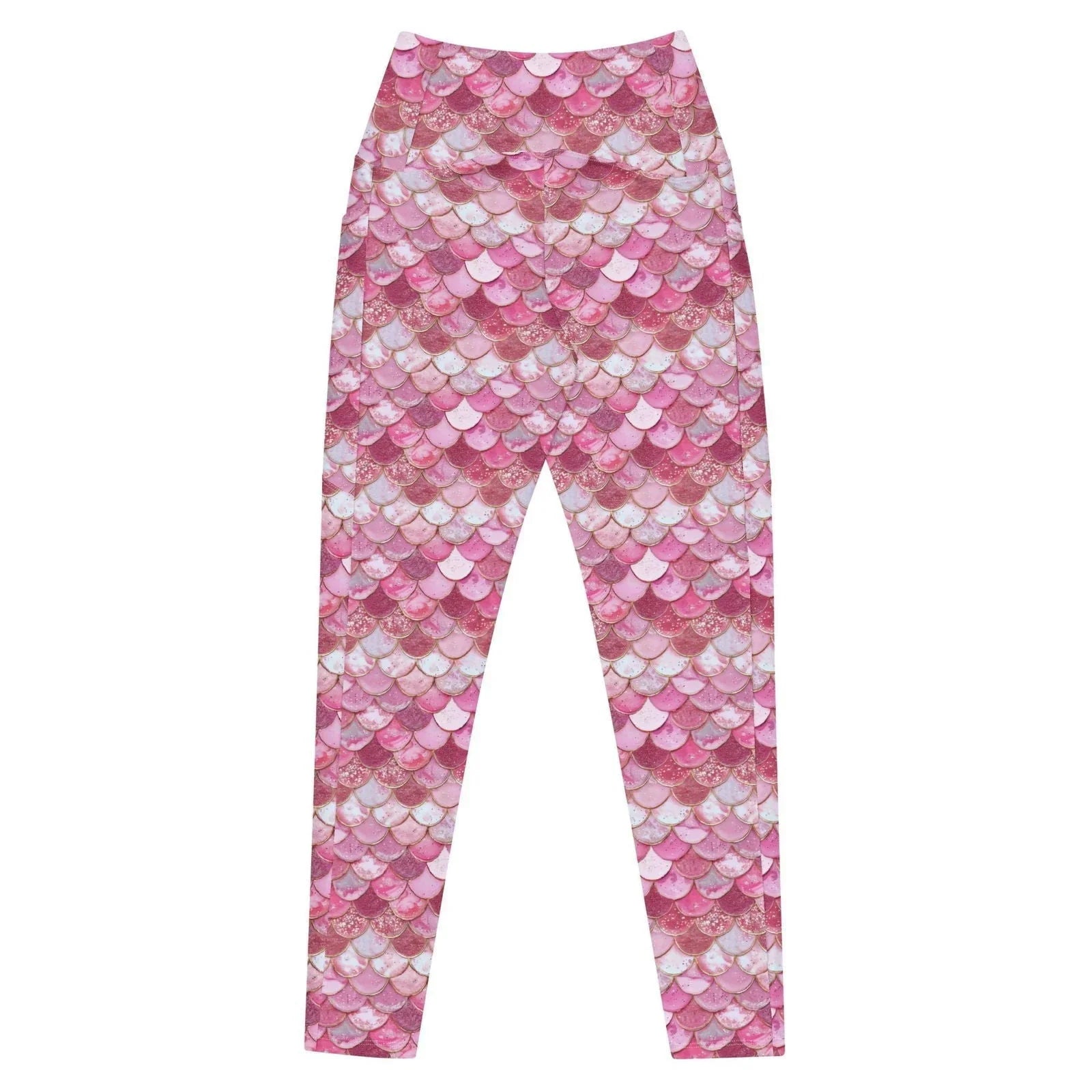 Pink Pearl Mermaid Eco Swim Leggings With Pockets - Salinity Swimwear