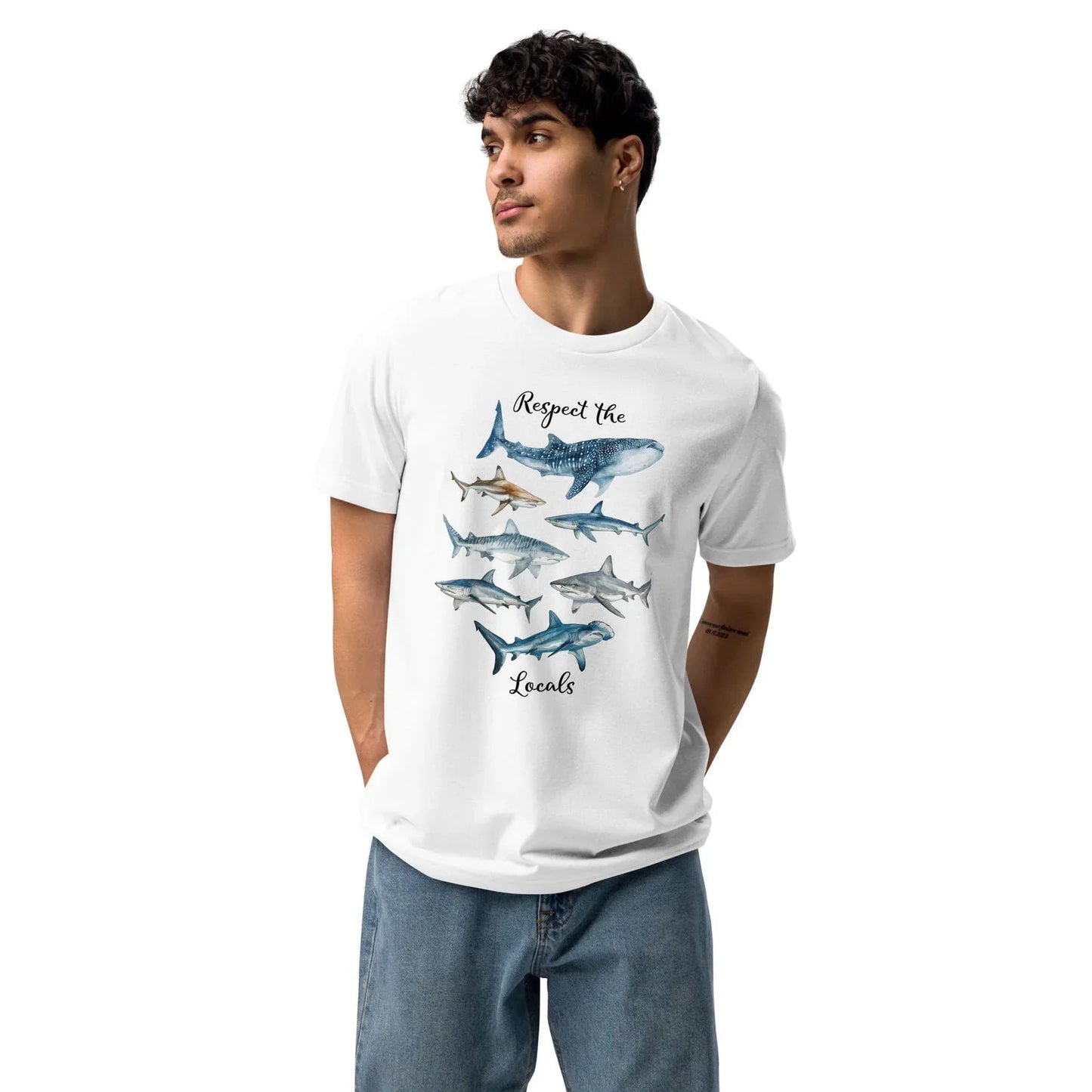Respect The Locals Men's Eco T-Shirt - Salinity Swimwear