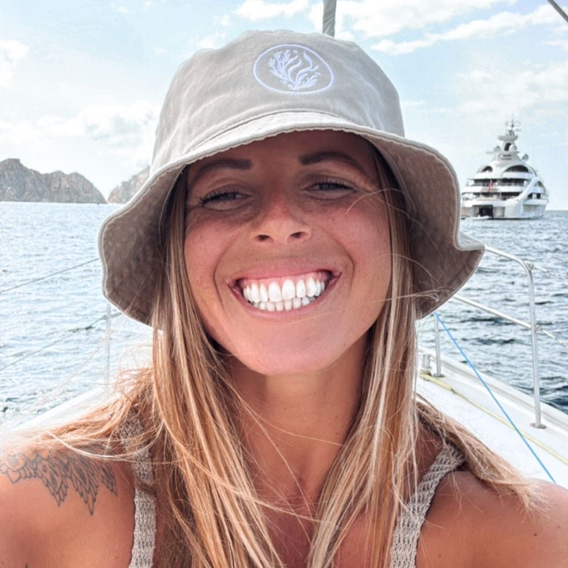 Salinity Swimwear Salinity Swimwear Organic Cotton Bucket Hat Hat