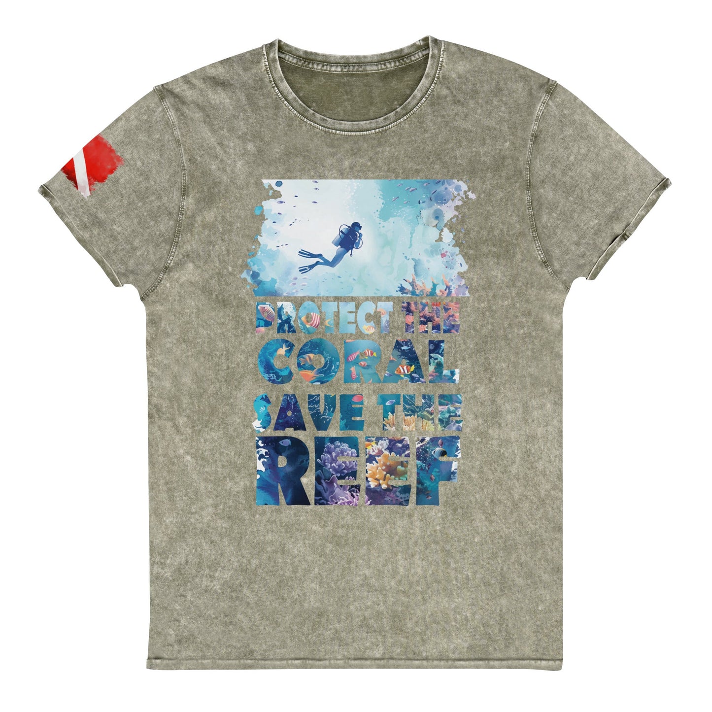 Salinity Swimwear Save The Reef Faded Men's T-Shirt