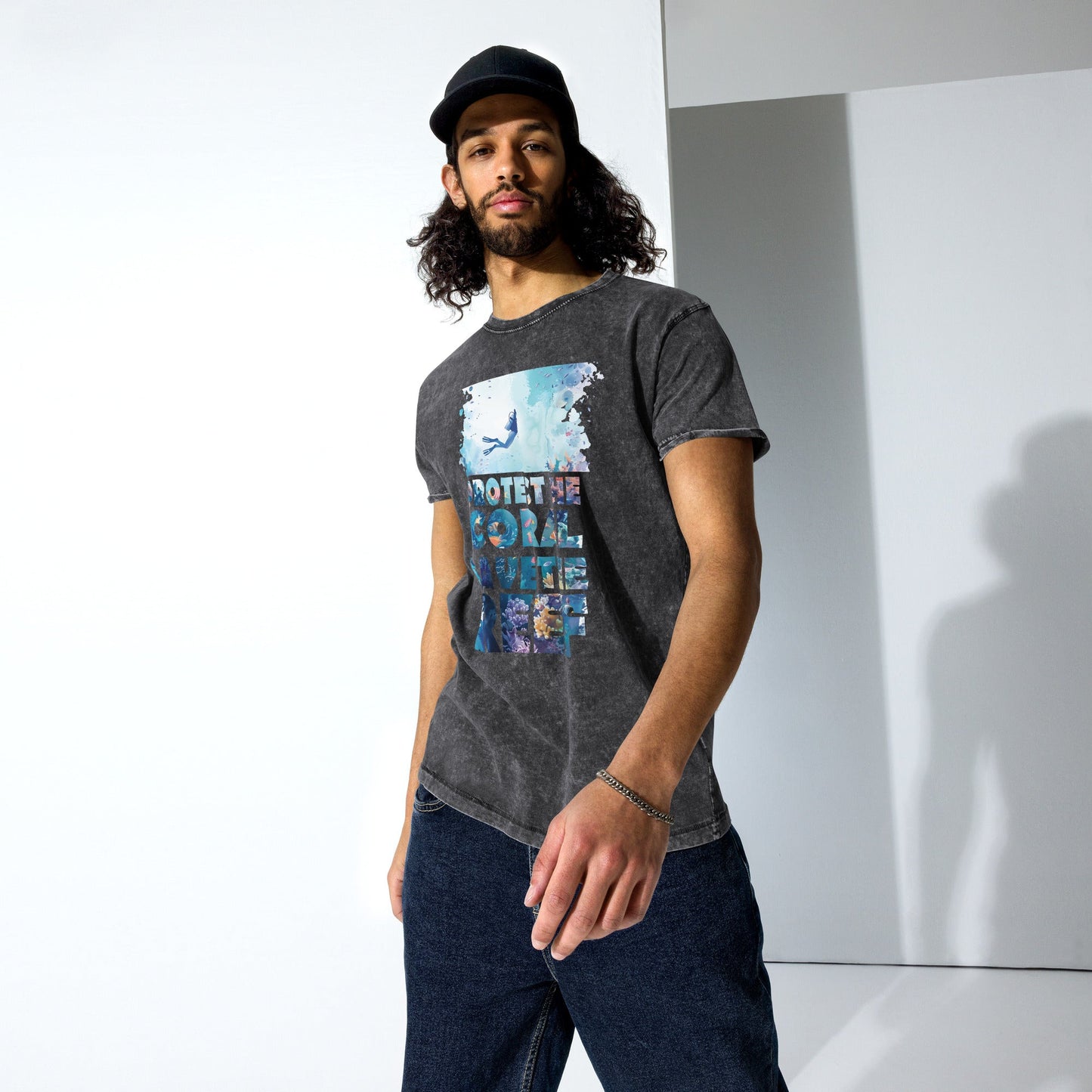 Salinity Swimwear Save The Reef Faded Men's T-Shirt