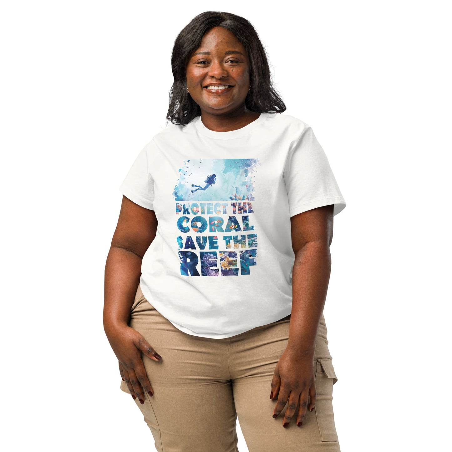 Salinity Swimwear Save the Reef Women’s Organic T-Shirt T-Shirt