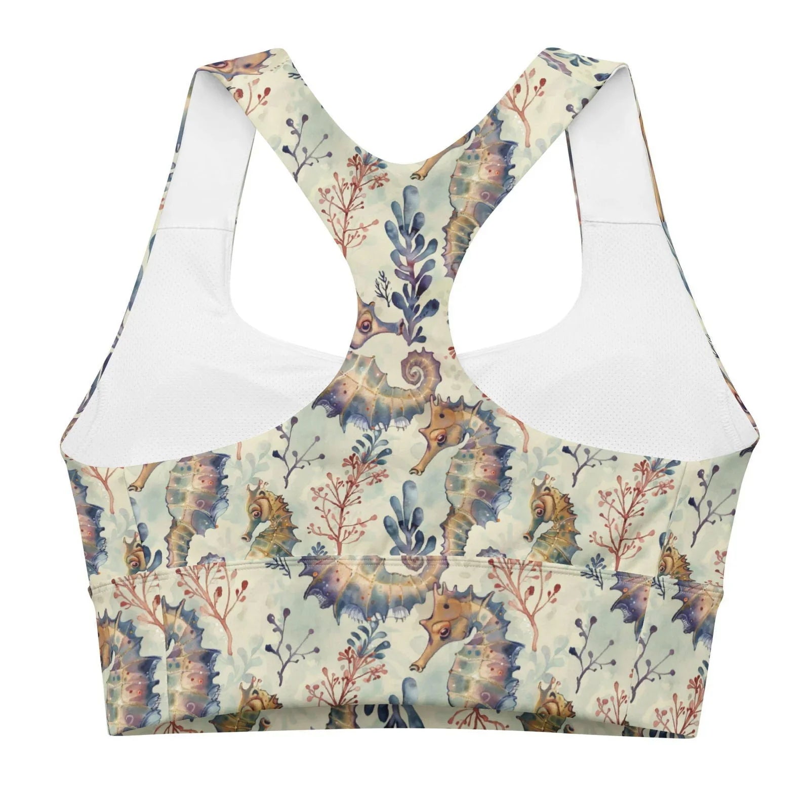 Seahorse Haven Eco Sports Bra Top - Salinity Swimwear