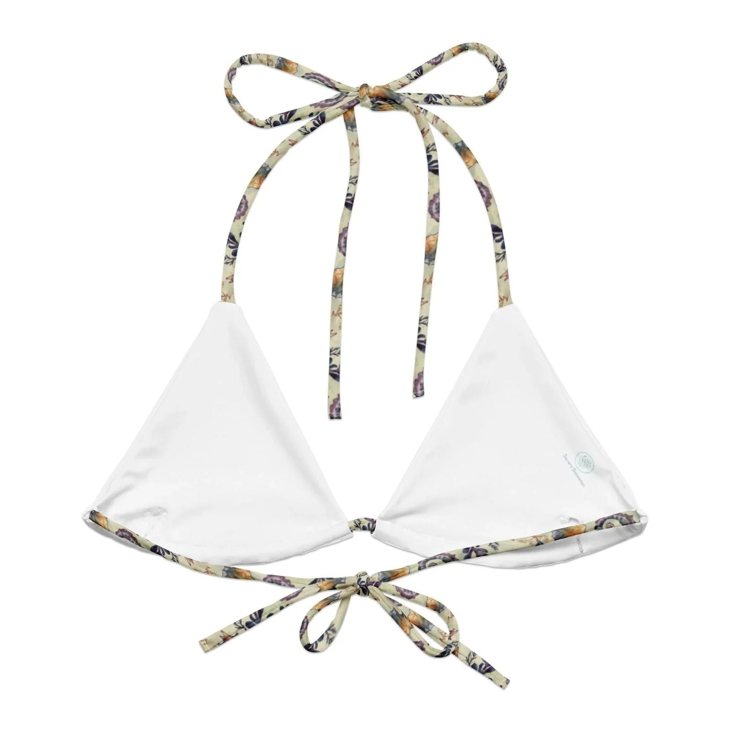 Seahorse Haven Eco String Bikini Top - Salinity Swimwear