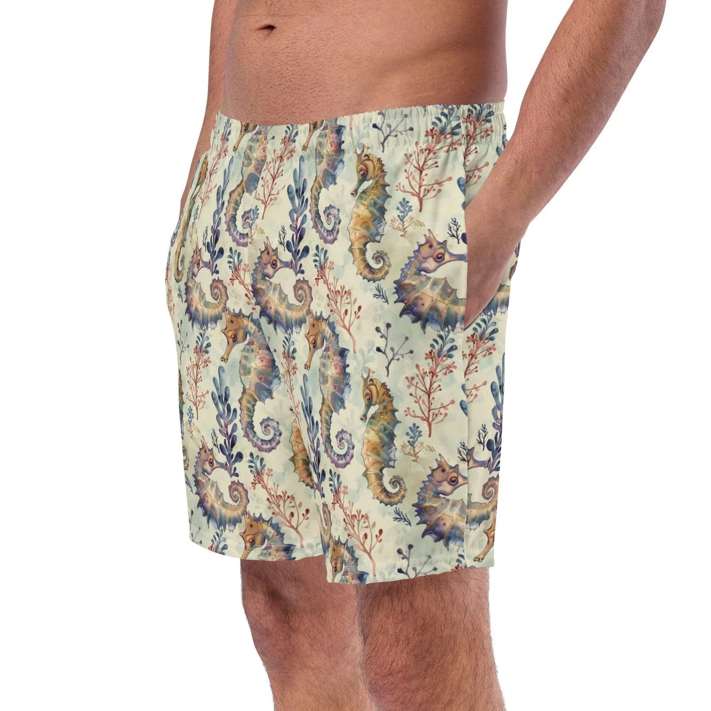 Seahorse Haven Men's Swim Trunks - Salinity Swimwear