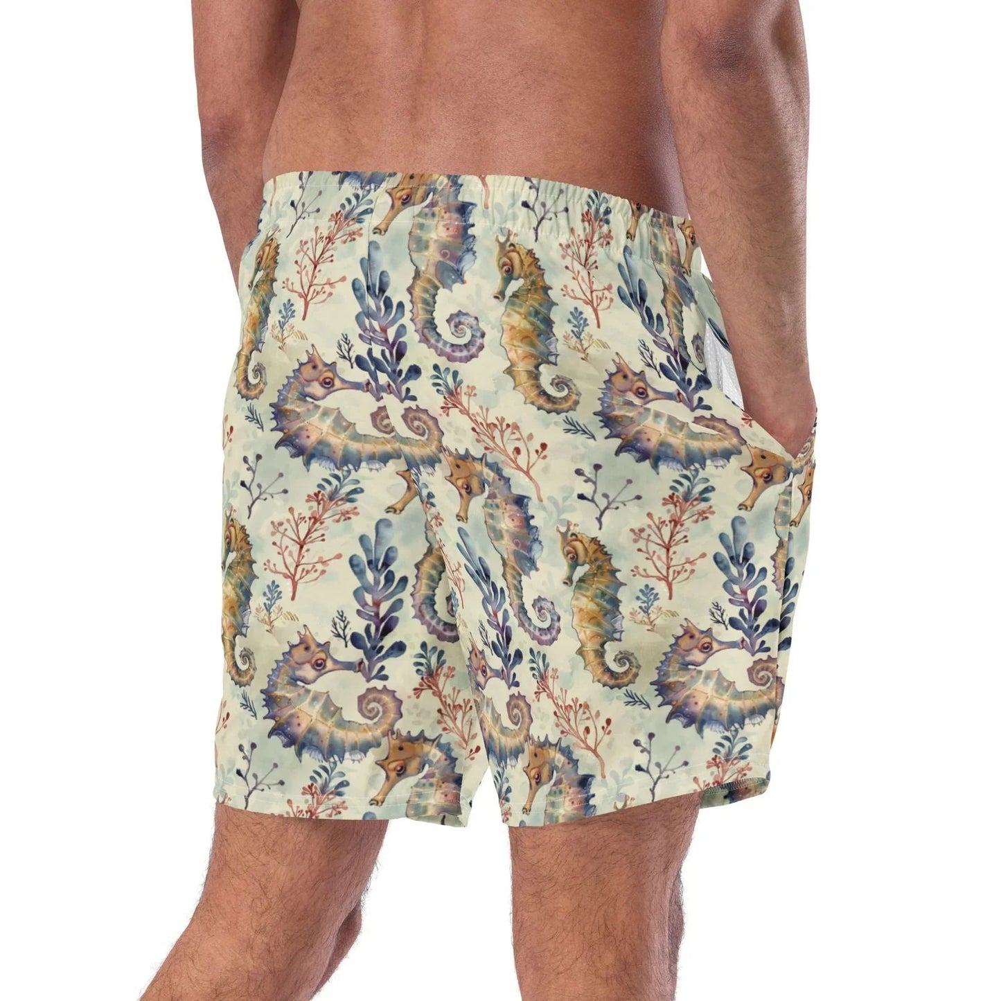 Seahorse Haven Men's Swim Trunks - Salinity Swimwear