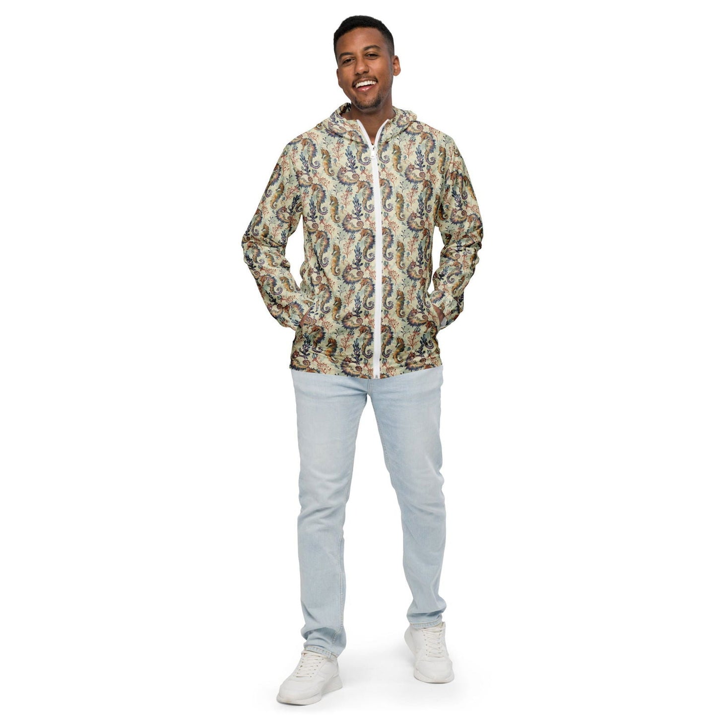 Salinity Swimwear Seahorse Haven Men’s windbreaker Windbreaker