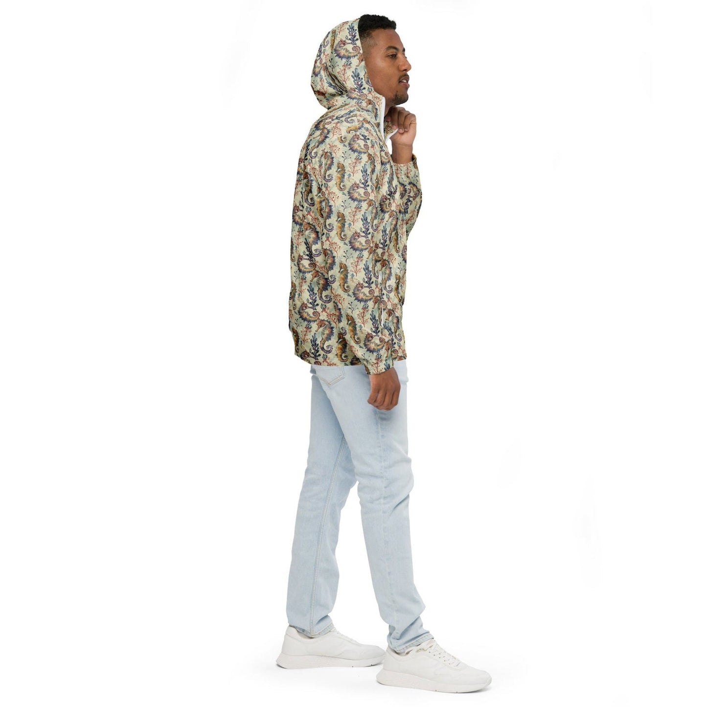 Salinity Swimwear Seahorse Haven Men’s windbreaker Windbreaker