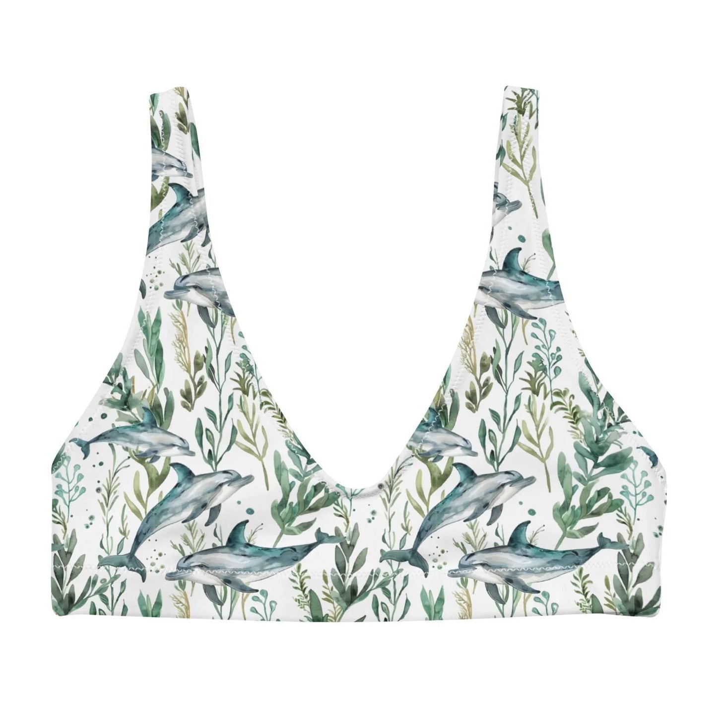 Seascape Dolphin Eco Bikini Top - Salinity Swimwear