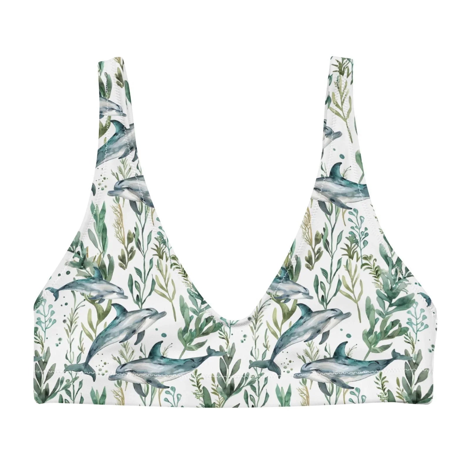 Seascape Dolphin Eco Bikini Top - Salinity Swimwear
