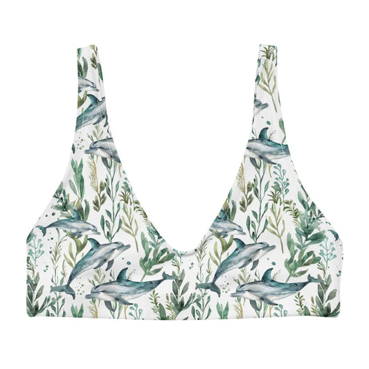 Seascape Dolphin Eco Bikini Top - Salinity Swimwear