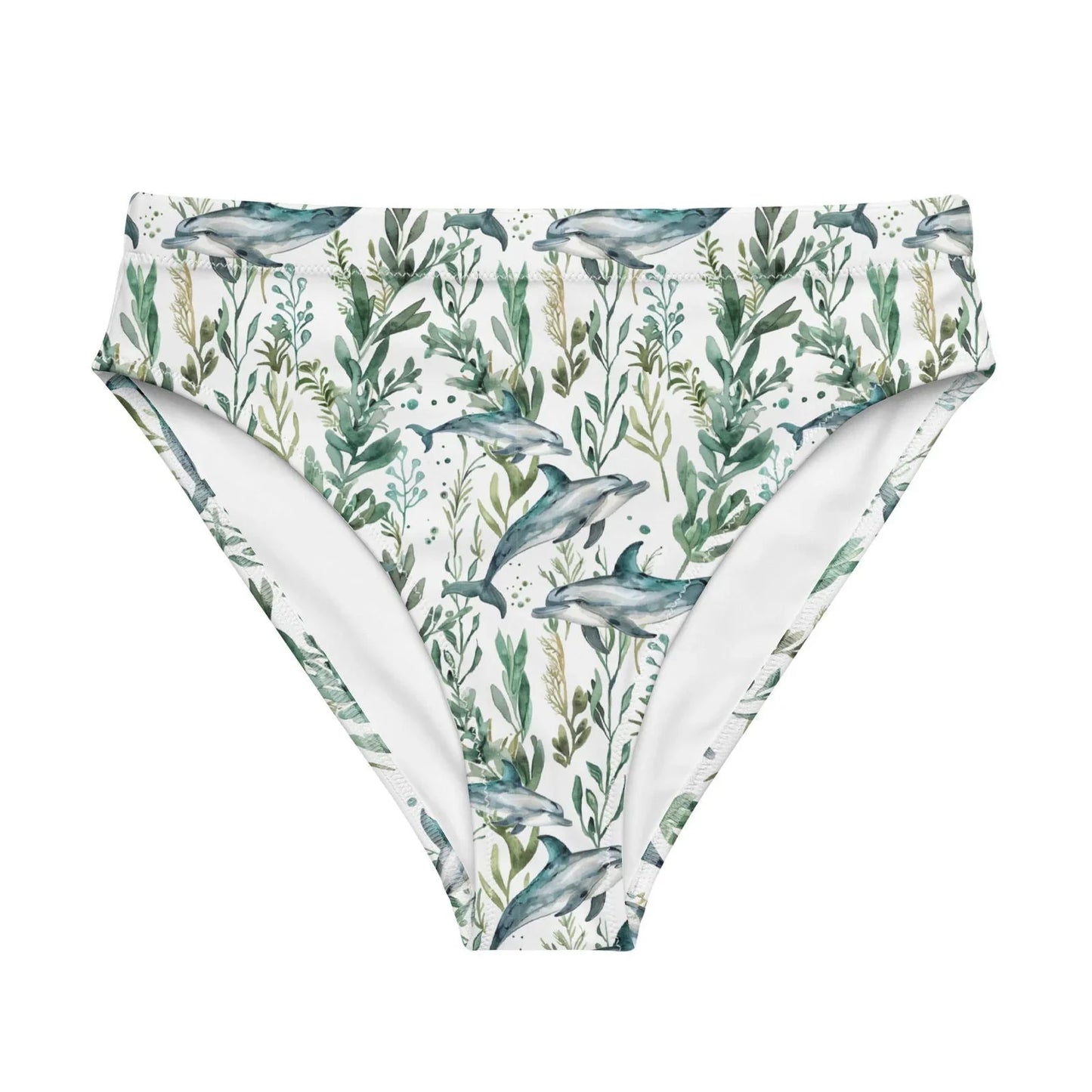 Seascape Dolphin Eco High-Waisted Bikini Bottom - Salinity Swimwear