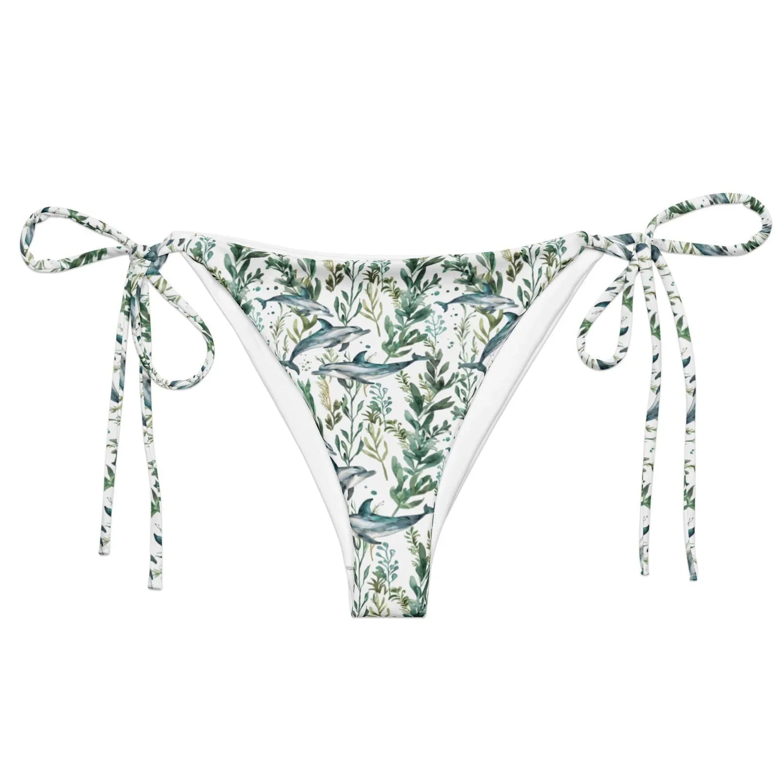 Seascape Dolphin Eco String Bikini Bottom - Salinity Swimwear
