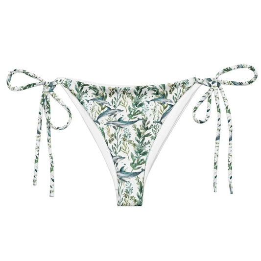 Seascape Dolphin Eco String Bikini Bottom - Salinity Swimwear