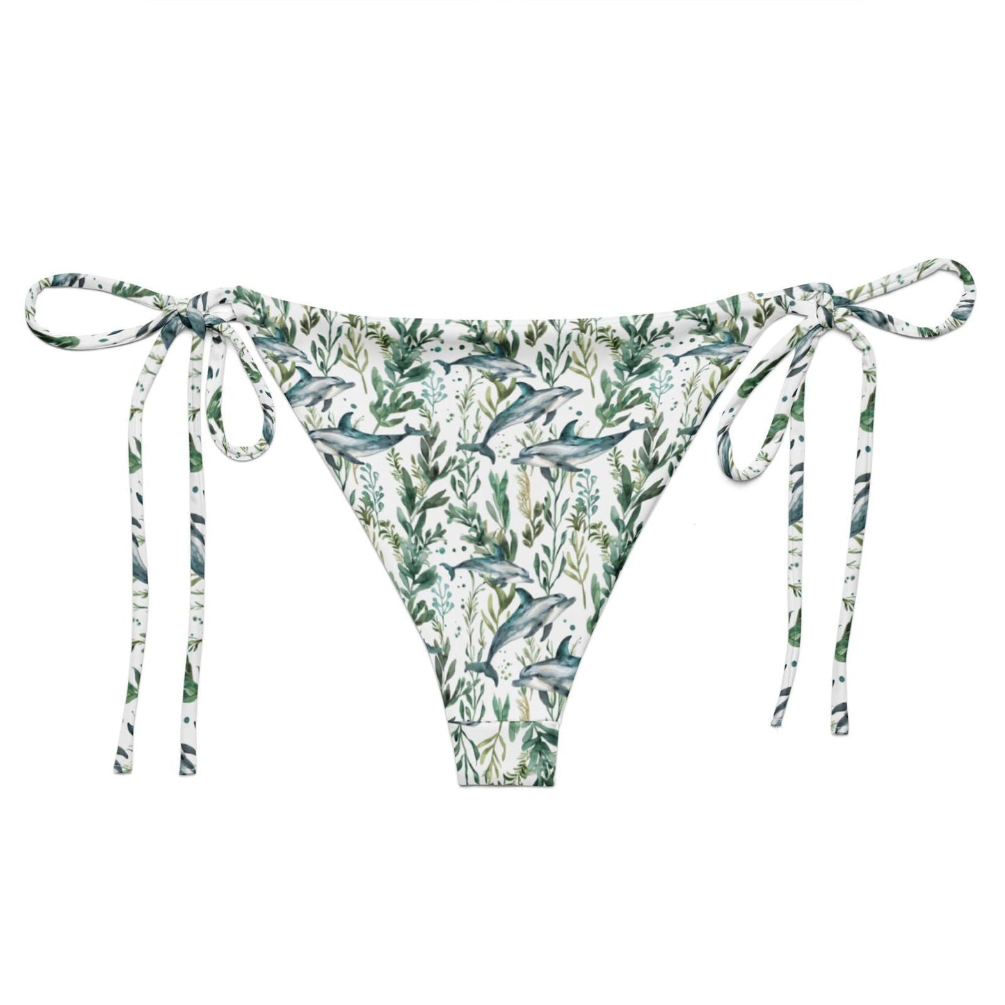 Salinity Swimwear Seascape Dolphin Eco String Bikini Bottom Bikini Bottom