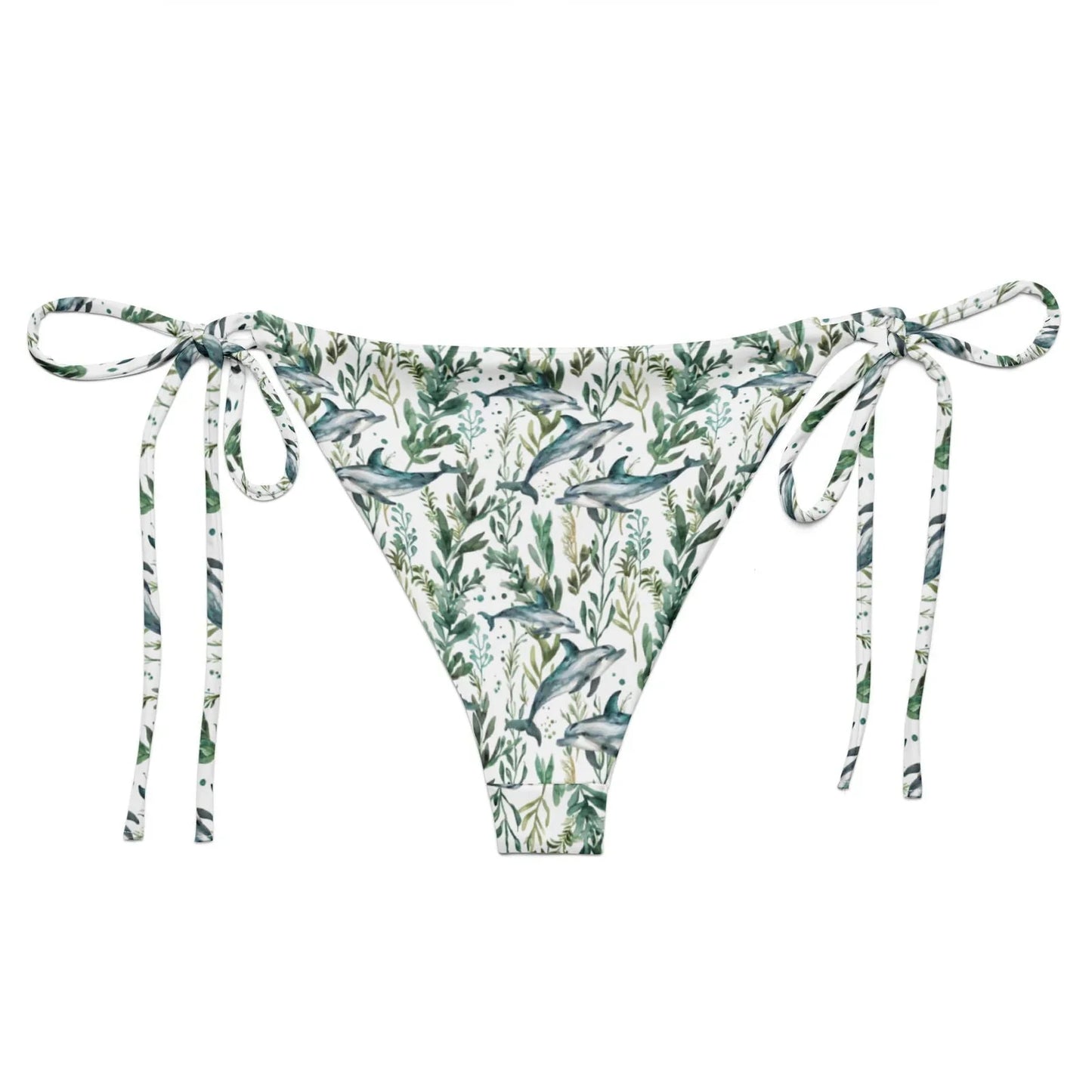 Seascape Dolphin Eco String Bikini Bottom - Salinity Swimwear