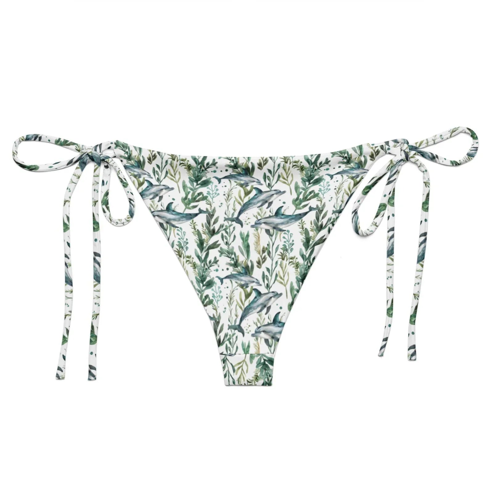 Seascape Dolphin Eco String Bikini Bottom - Salinity Swimwear