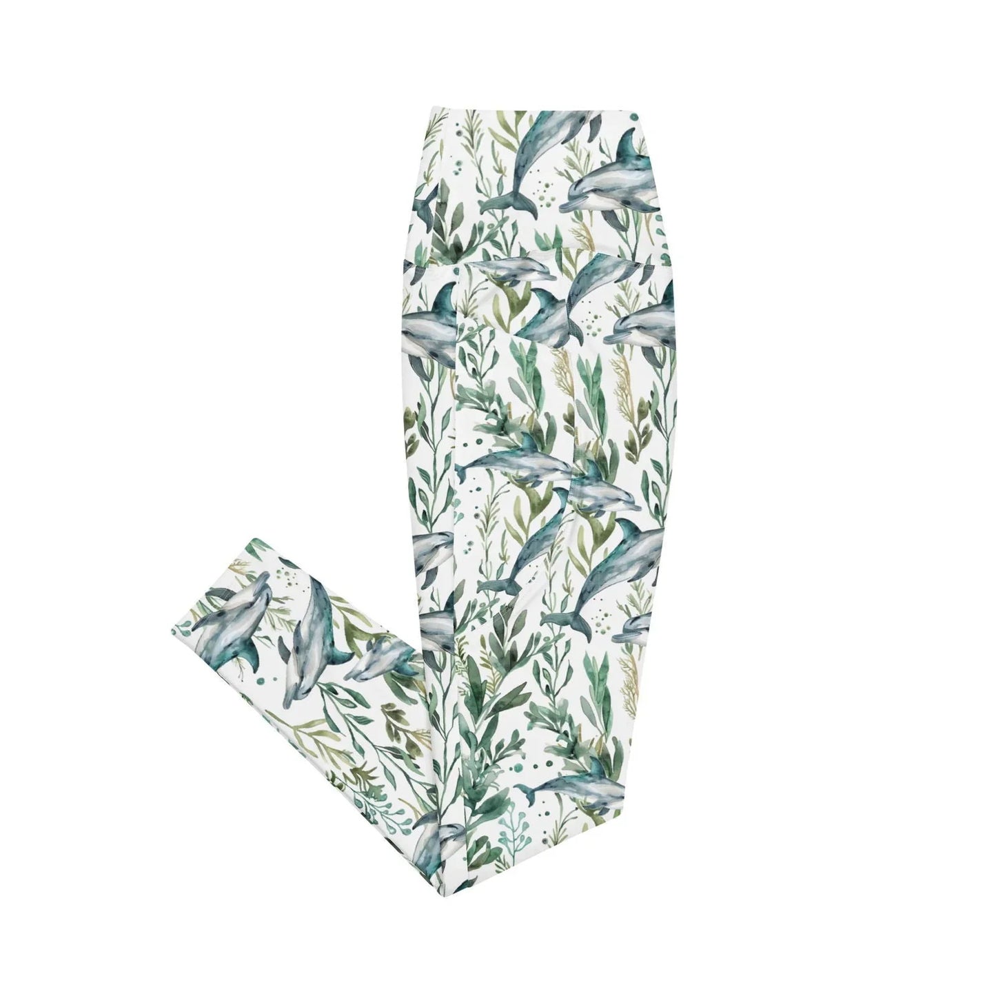 Seascape Dolphin Eco Swim Leggings With Pockets - Salinity Swimwear