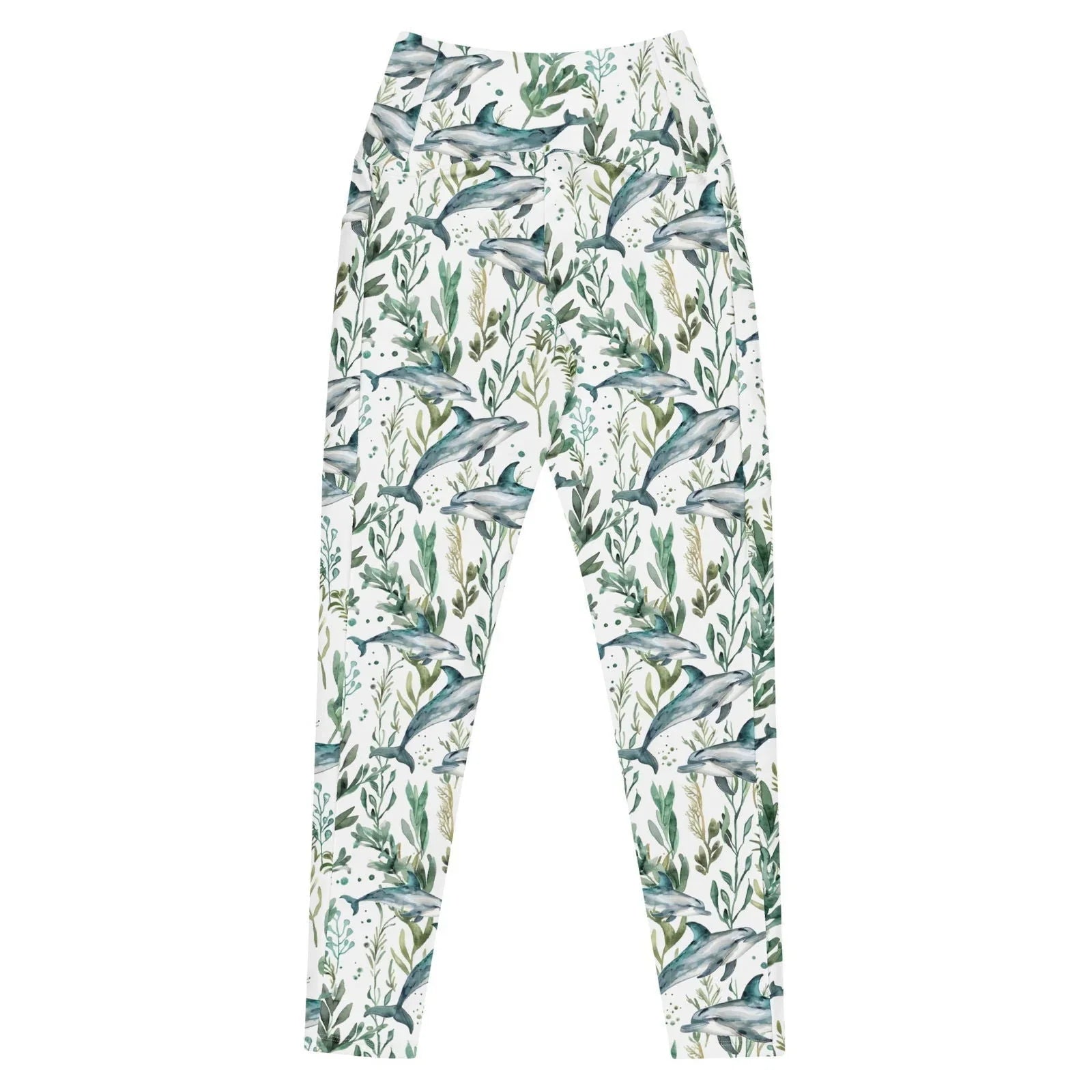 Seascape Dolphin Eco Swim Leggings With Pockets - Salinity Swimwear