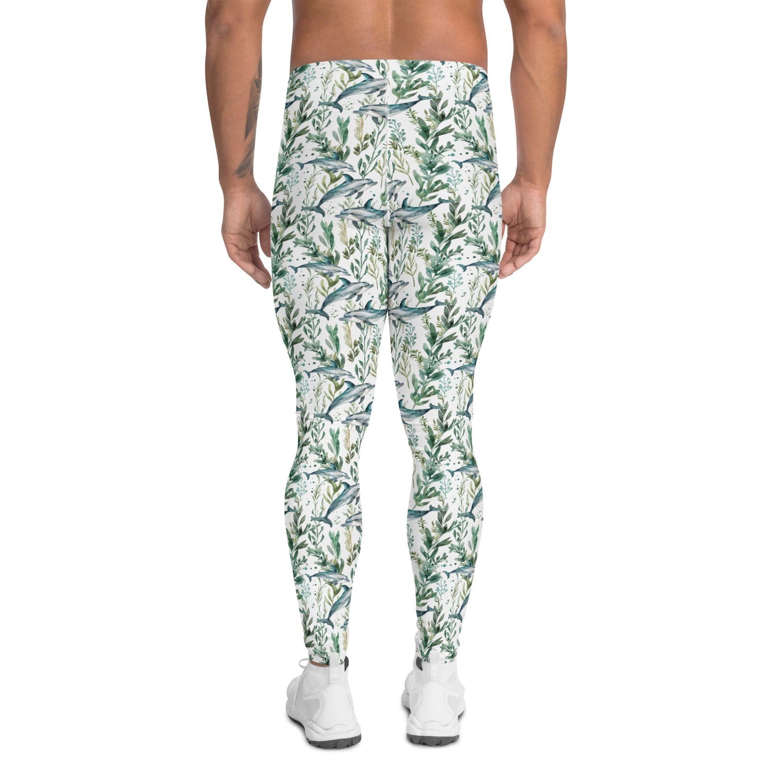 Seascape Dolphin Men's Swim Leggings - Salinity Swimwear