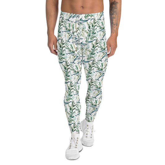 Seascape Dolphin Men's Swim Leggings - Salinity Swimwear