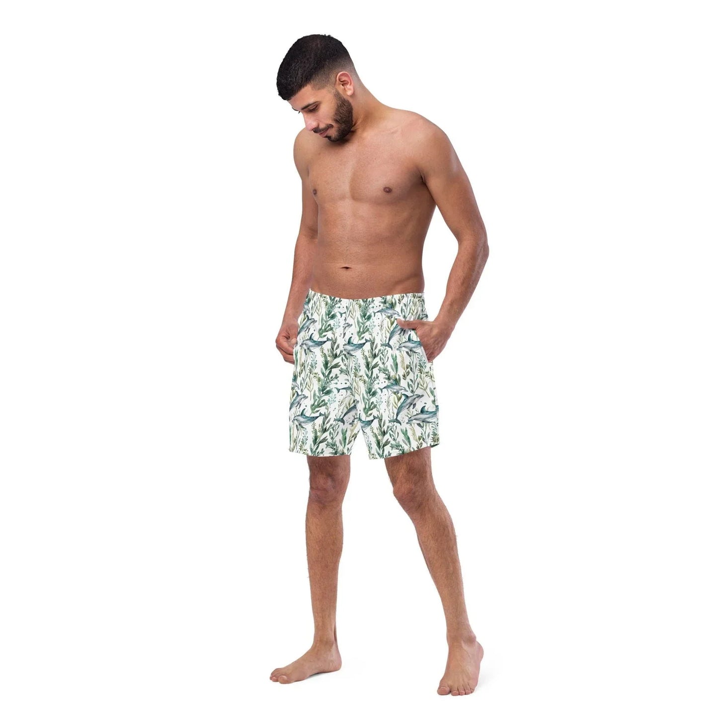 Seascape Dolphin Men's Swim Trunks - Salinity Swimwear