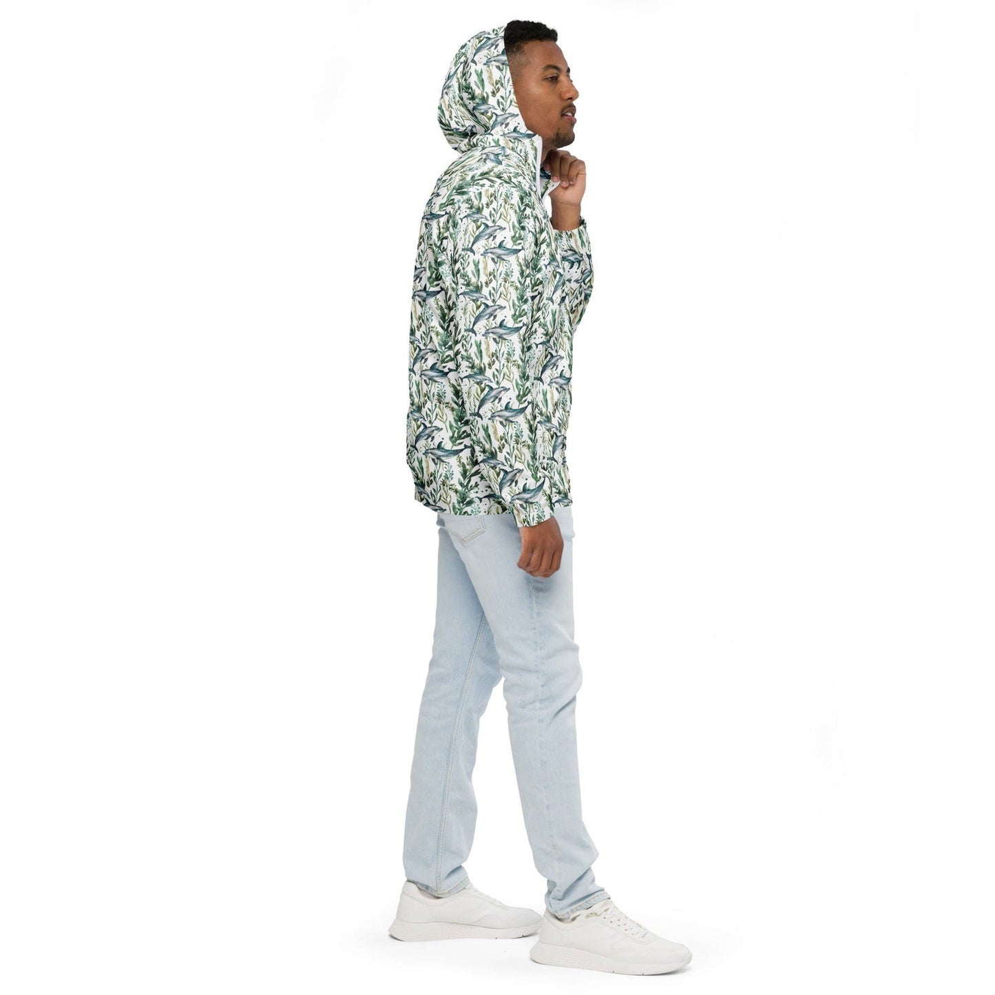 Salinity Swimwear Seascape Dolphin Men’s windbreaker Windbreaker