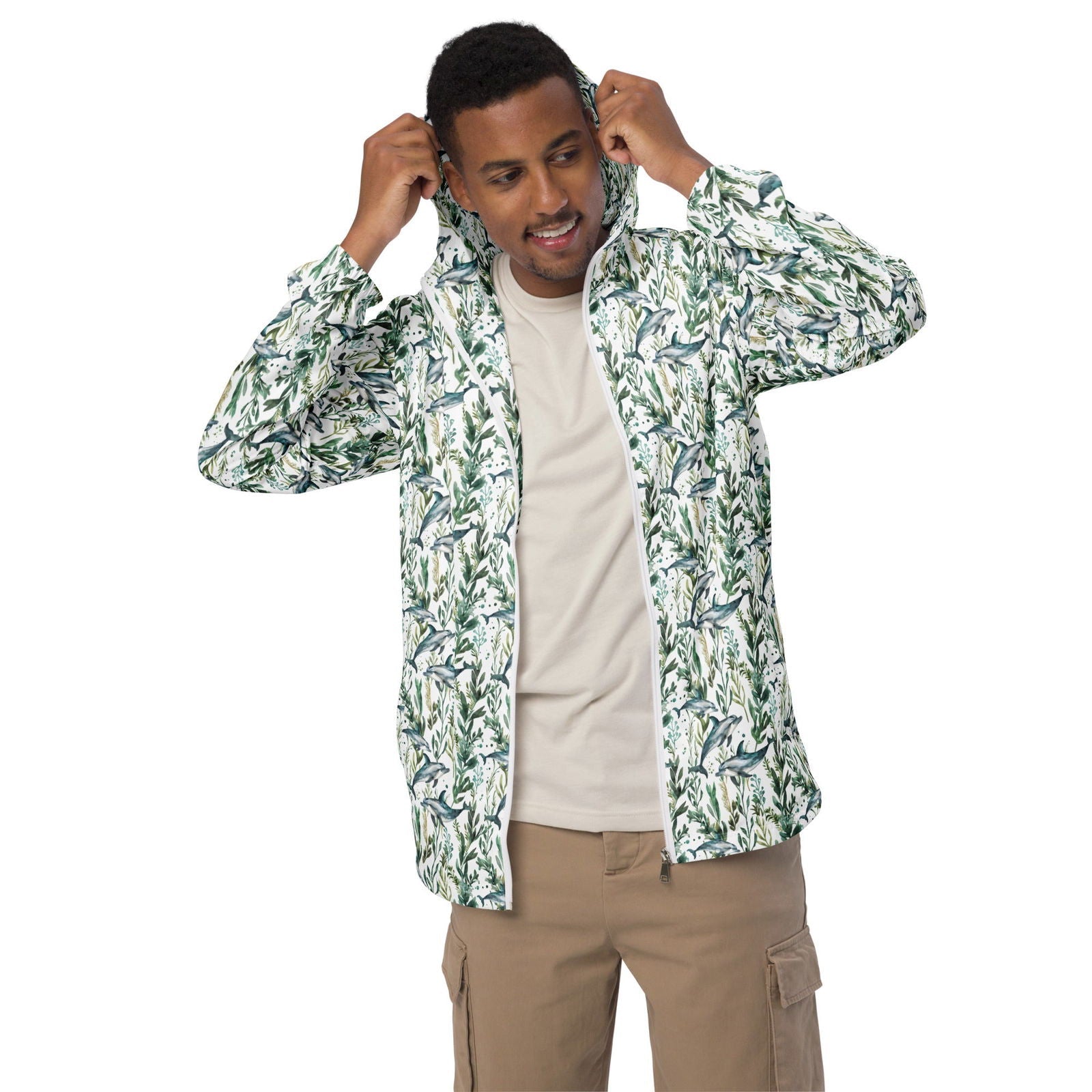 Seascape Dolphin Men’s windbreaker - Salinity Swimwear
