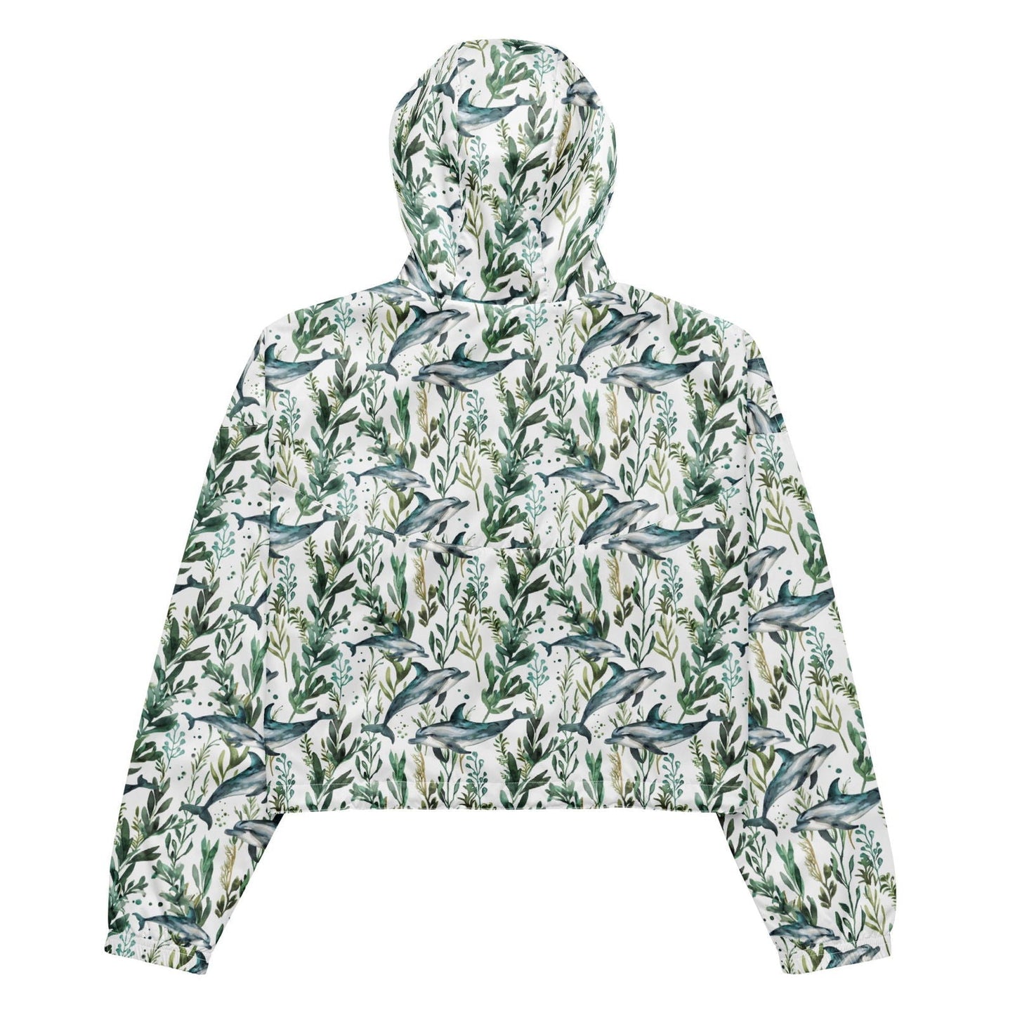 Salinity Swimwear Seascape Dolphin Women’s cropped Windbreaker Windbreaker