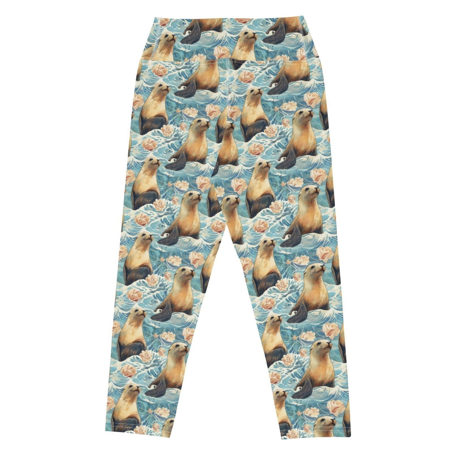 Seaside Sea Lion Capri Swim Leggings - Salinity Swimwear