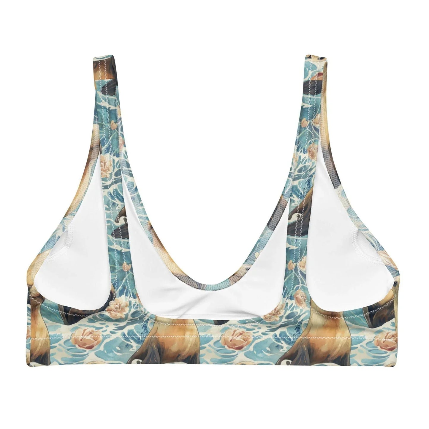 Seaside Sea Lion Eco Bikini Top - Salinity Swimwear