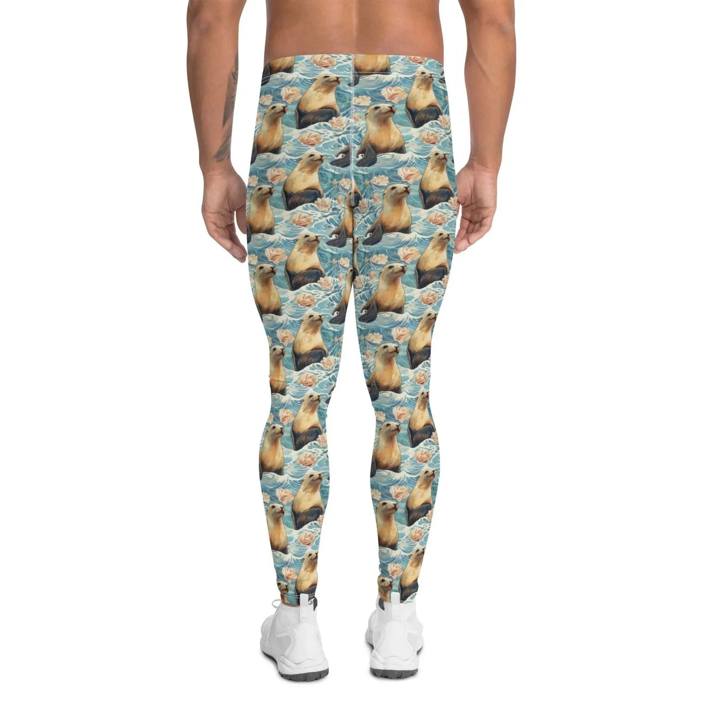 Seaside Sea Lion Men's Swim Leggings - Salinity Swimwear