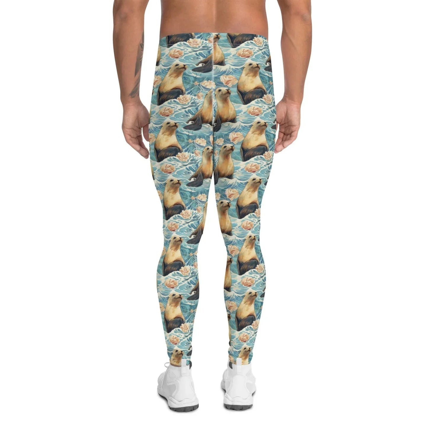 Seaside Sea Lion Men's Swim Leggings - Salinity Swimwear