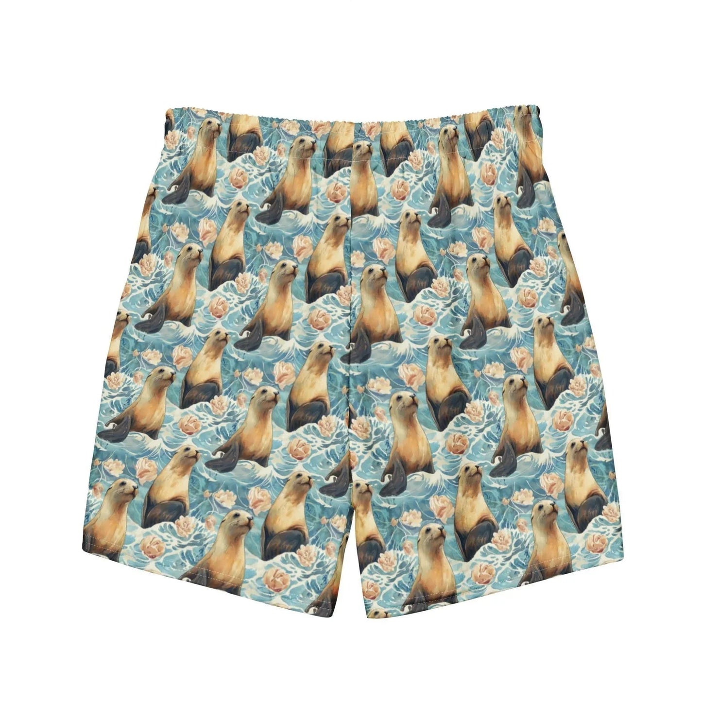 Seaside Sea Lion Men's Swim Trunks - Salinity Swimwear