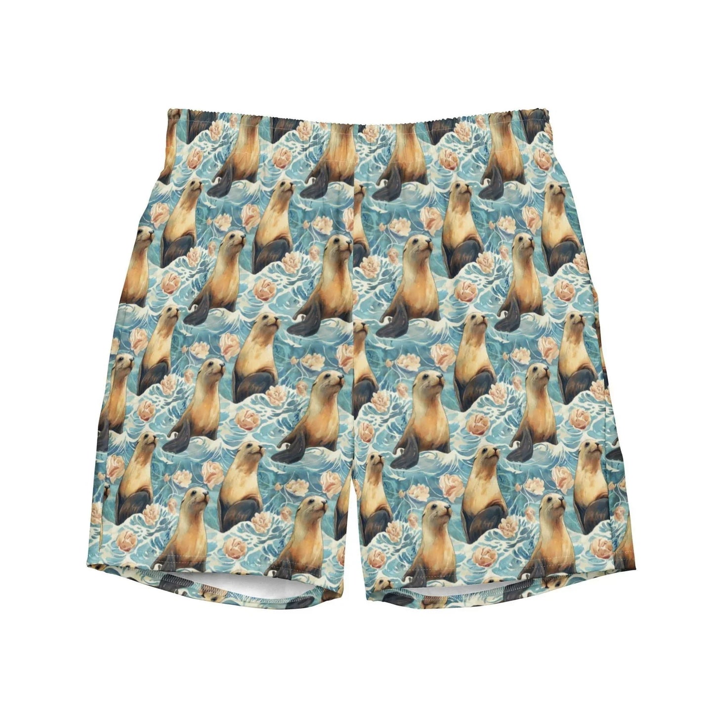 Seaside Sea Lion Men's Swim Trunks - Salinity Swimwear