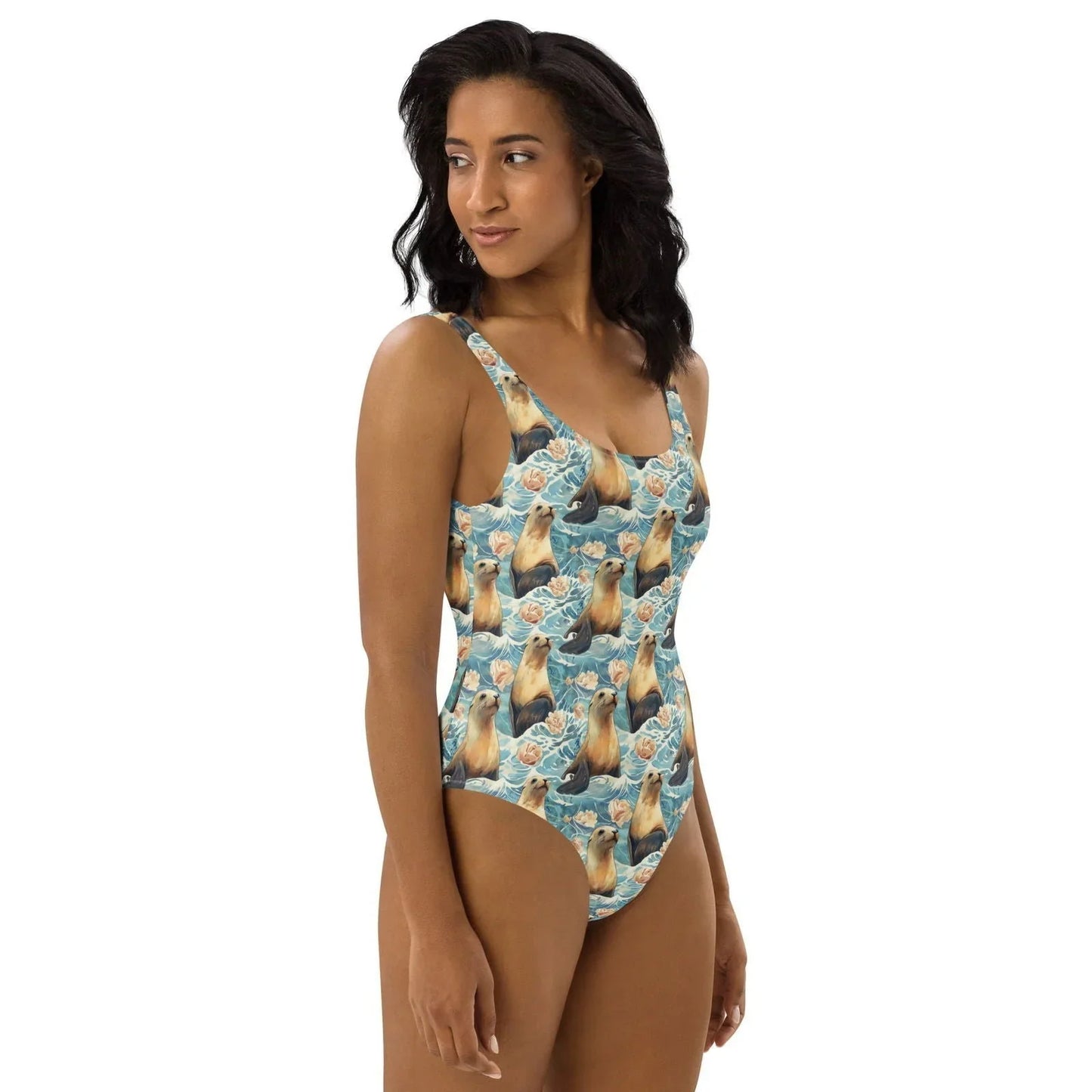 Seaside Sea Lion One-Piece Swimsuit - Salinity Swimwear