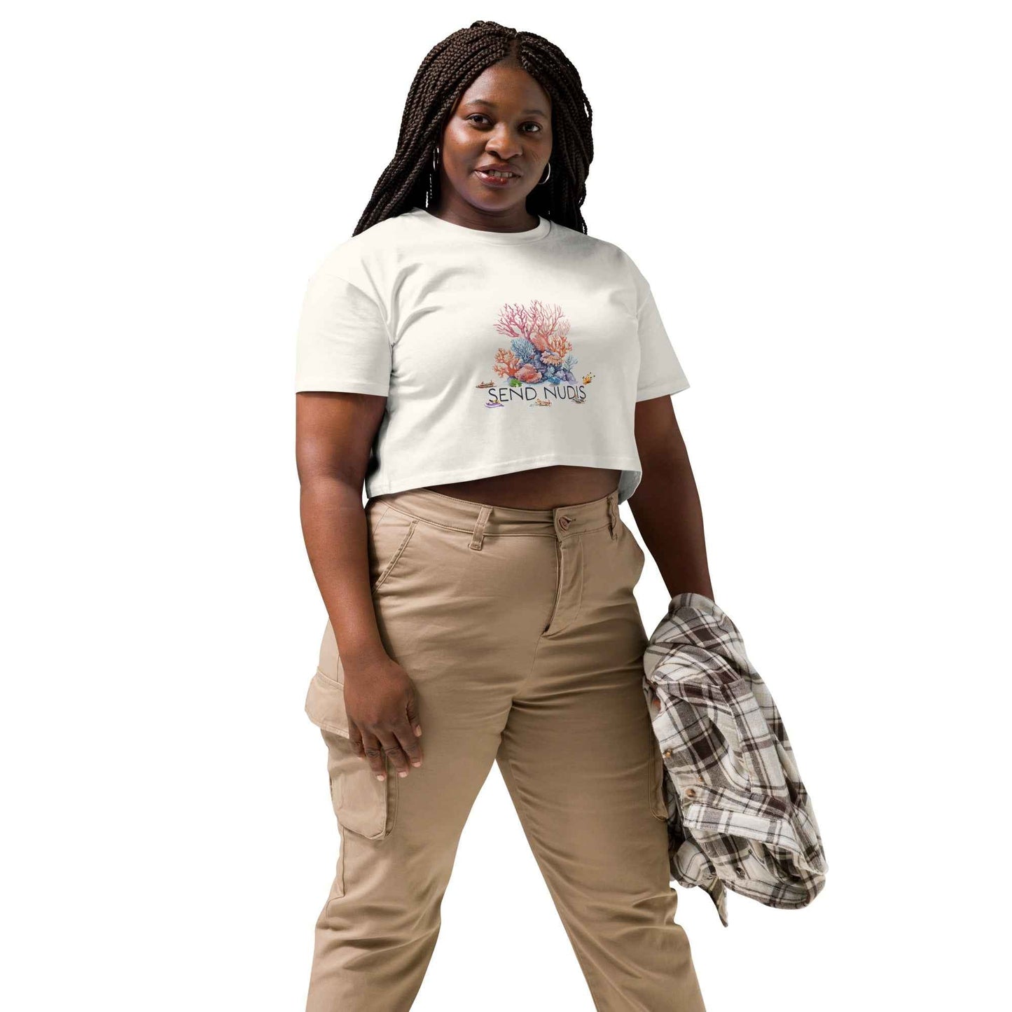 Salinity Swimwear Send Nudis Women’s Crop Top T-Shirt