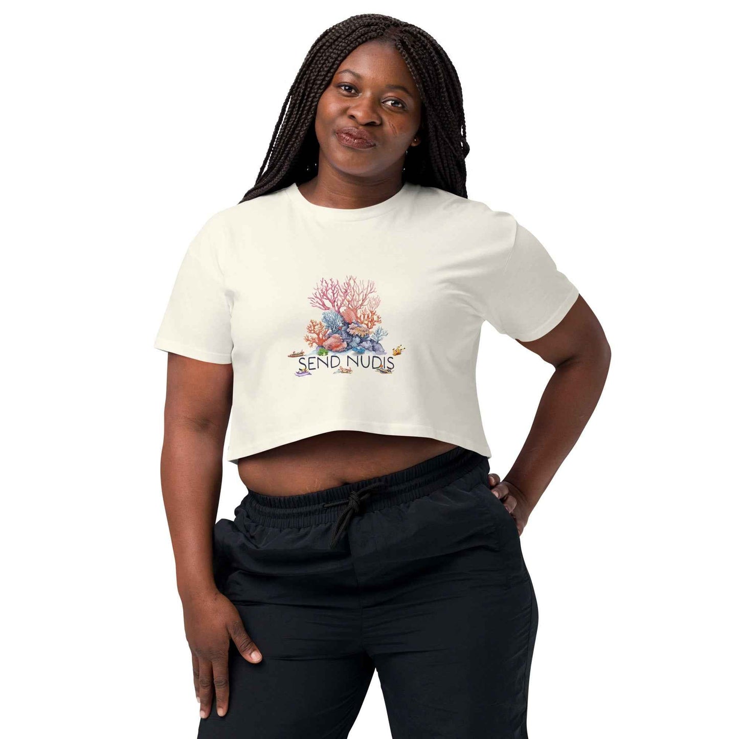 Salinity Swimwear Send Nudis Women’s Crop Top T-Shirt