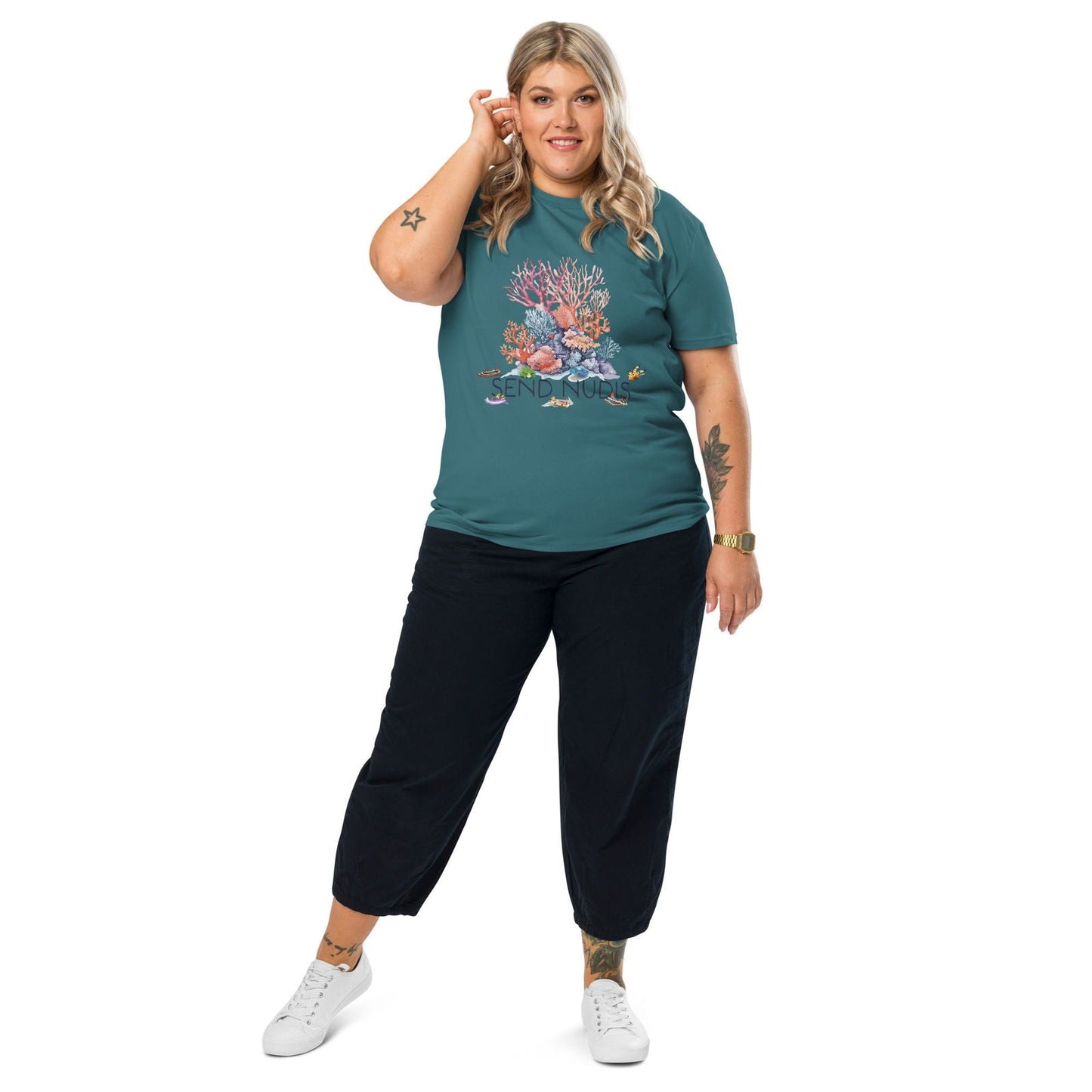 Salinity Swimwear Send Nudis Women's Organic Cotton T-shirt T-Shirt