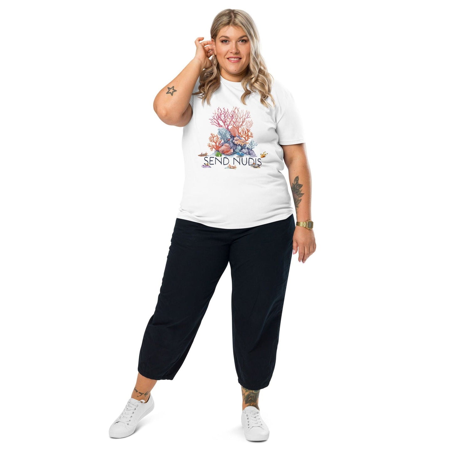 Salinity Swimwear Send Nudis Women's Organic Cotton T-shirt T-Shirt