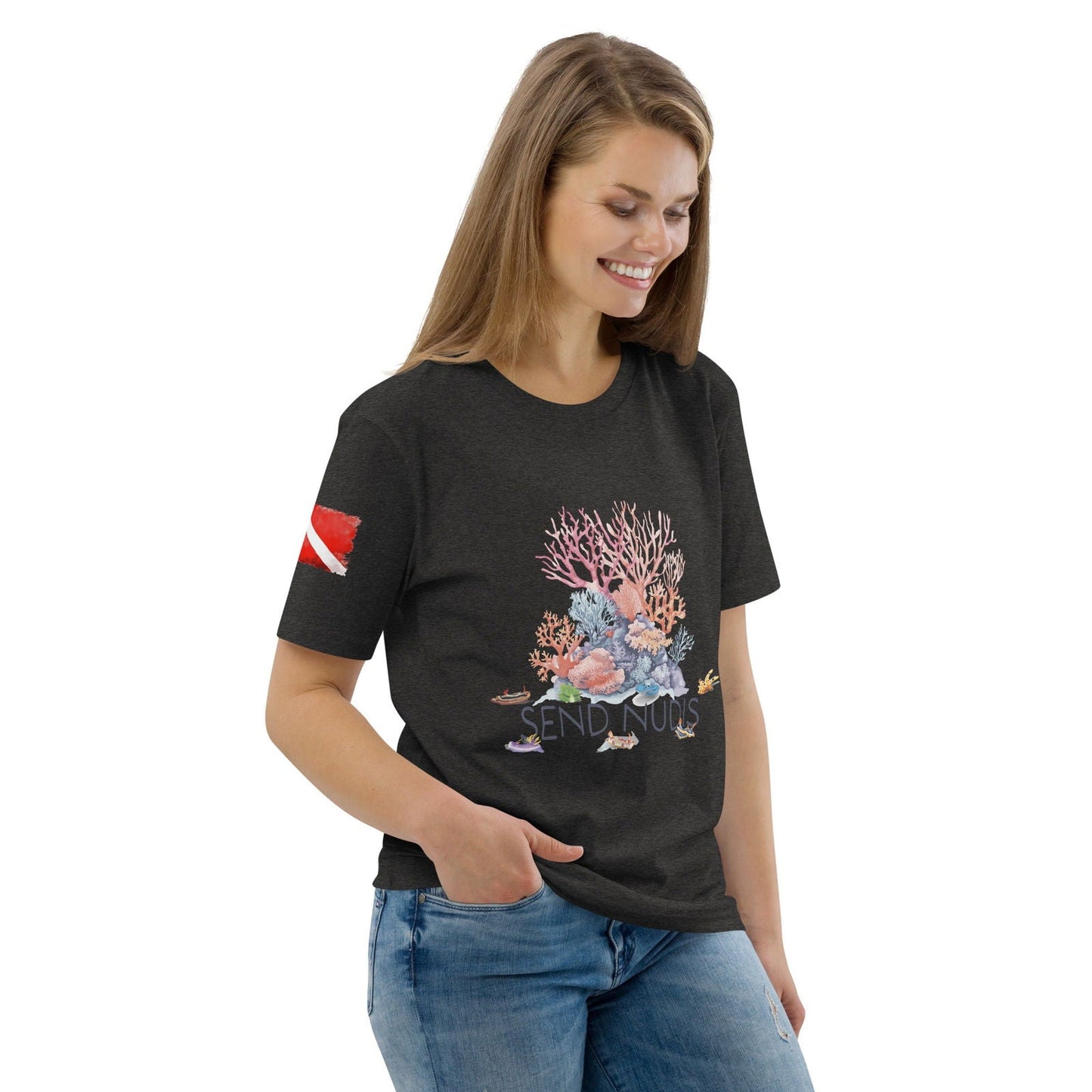 Salinity Swimwear Send Nudis Women's Organic Cotton T-shirt T-Shirt