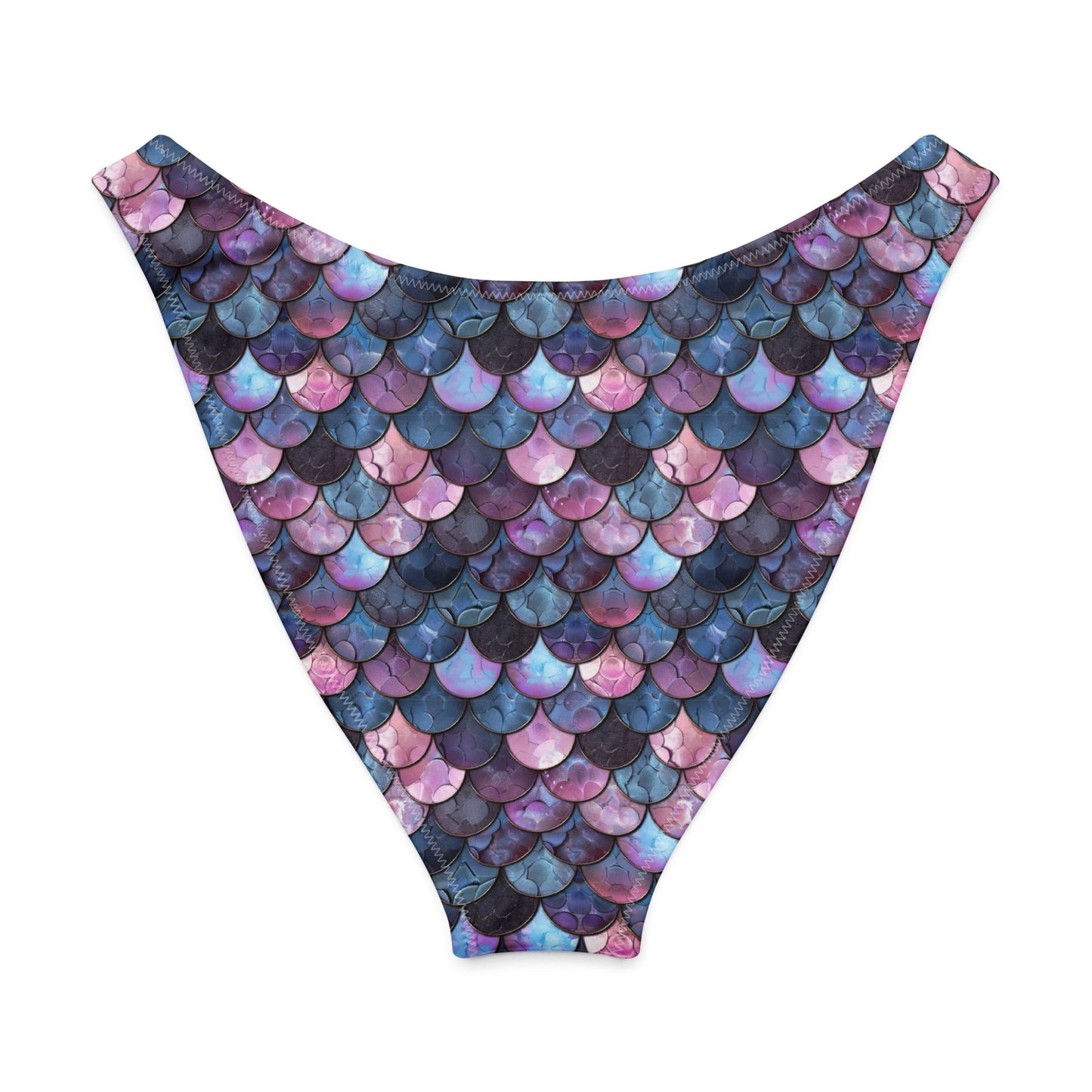 Salinity Swimwear Shadowy Sea Siren Eco High - Leg Cheeky Bikini Bottom Bikini Bottom
