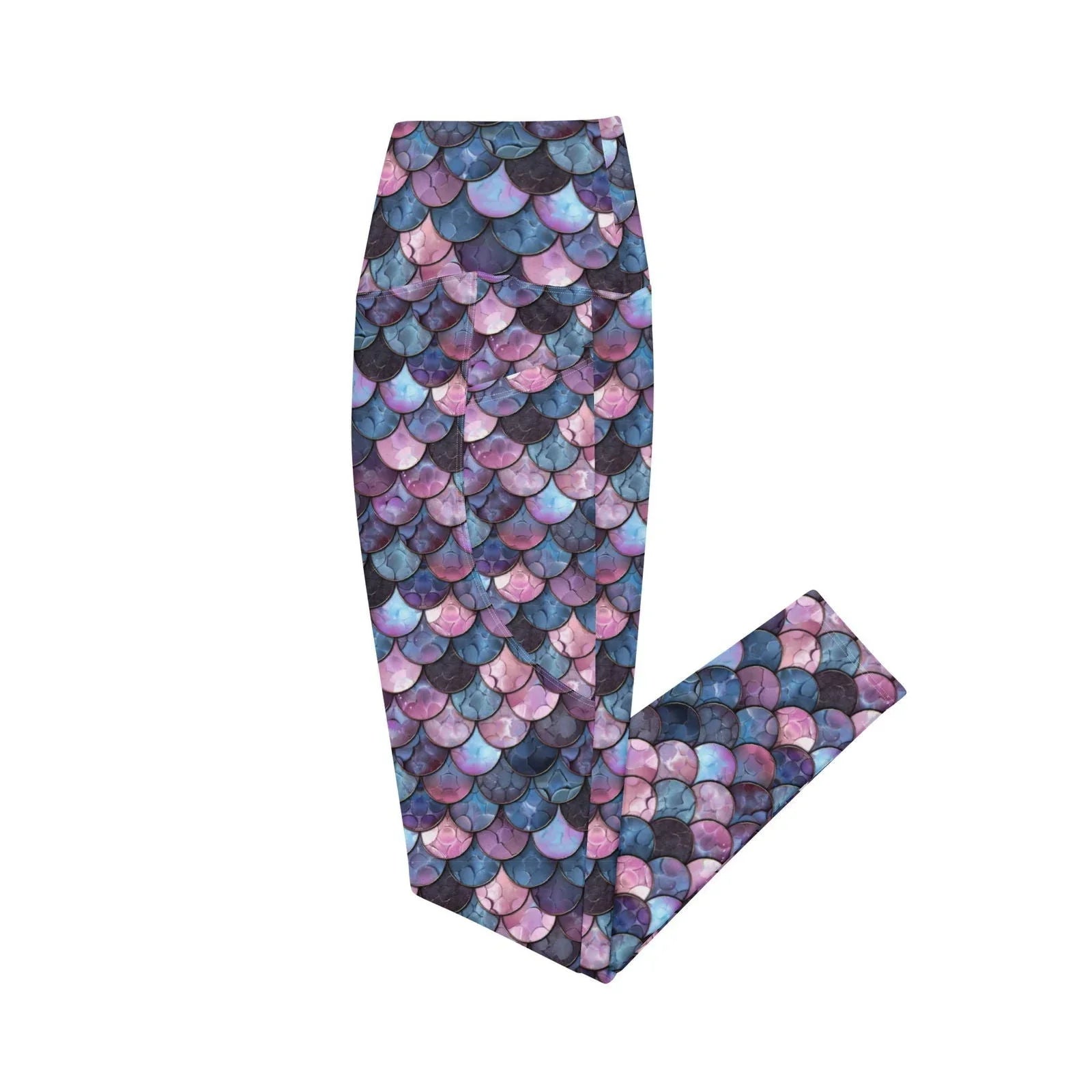 Shadowy Sea Siren Eco Swim Leggings With Pockets - Salinity Swimwear