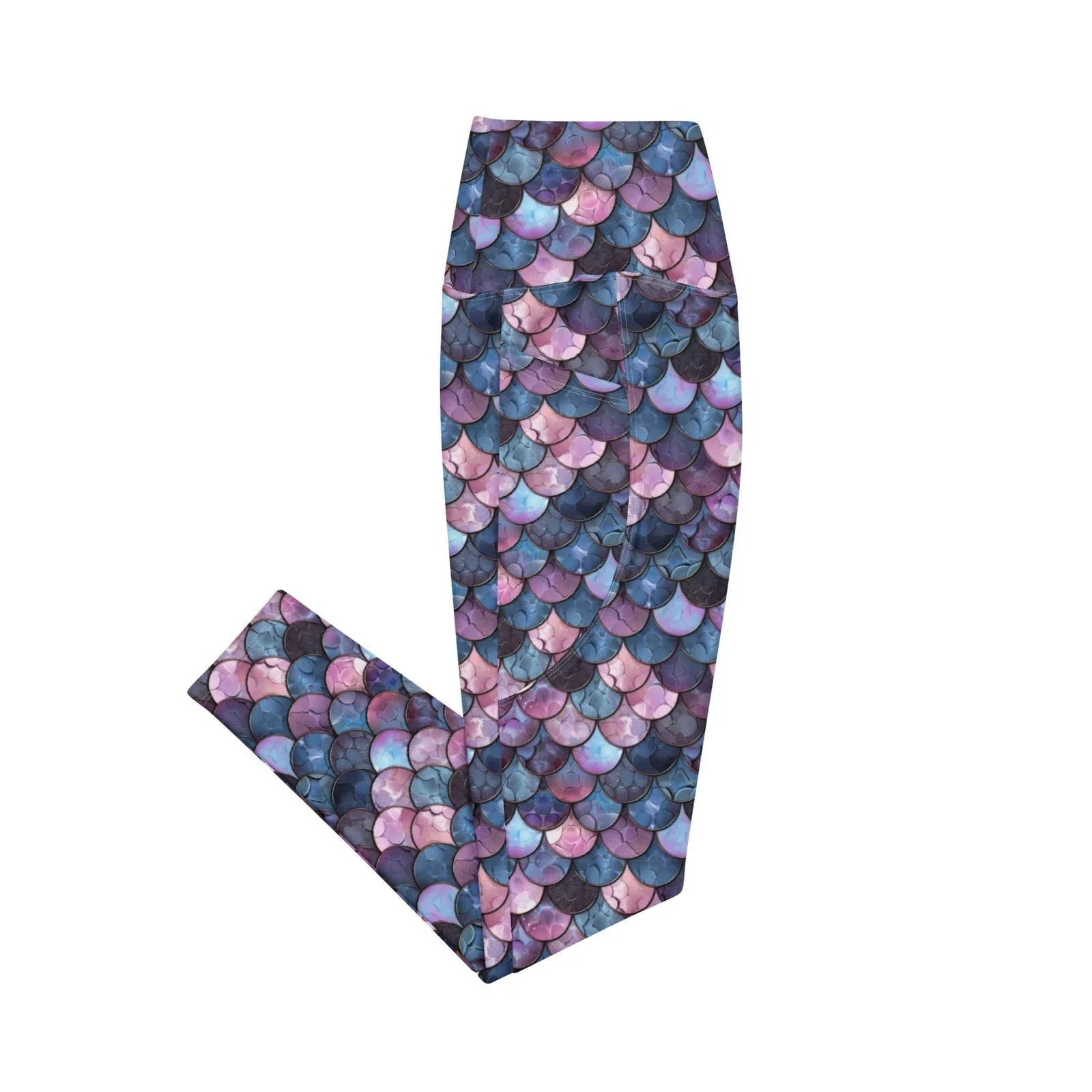 Shadowy Sea Siren Eco Swim Leggings With Pockets - Salinity Swimwear